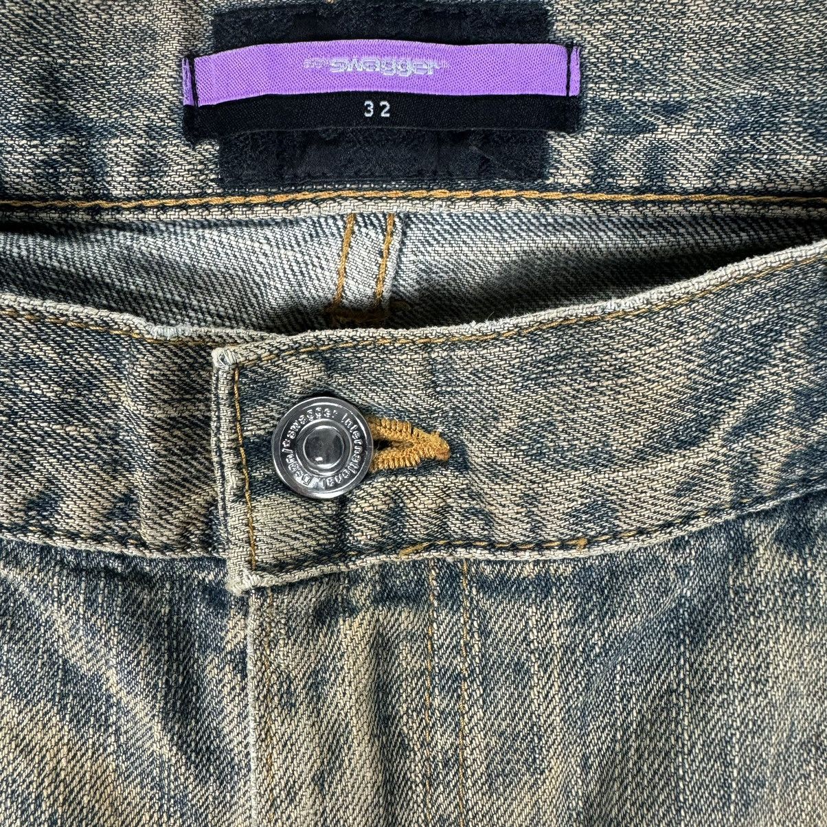 Japanese Brand ☀️SWAGGER PAINT SPLASH SELVEDGE DENIM PANTS Size US 34 / EU 50 - 13 Thumbnail