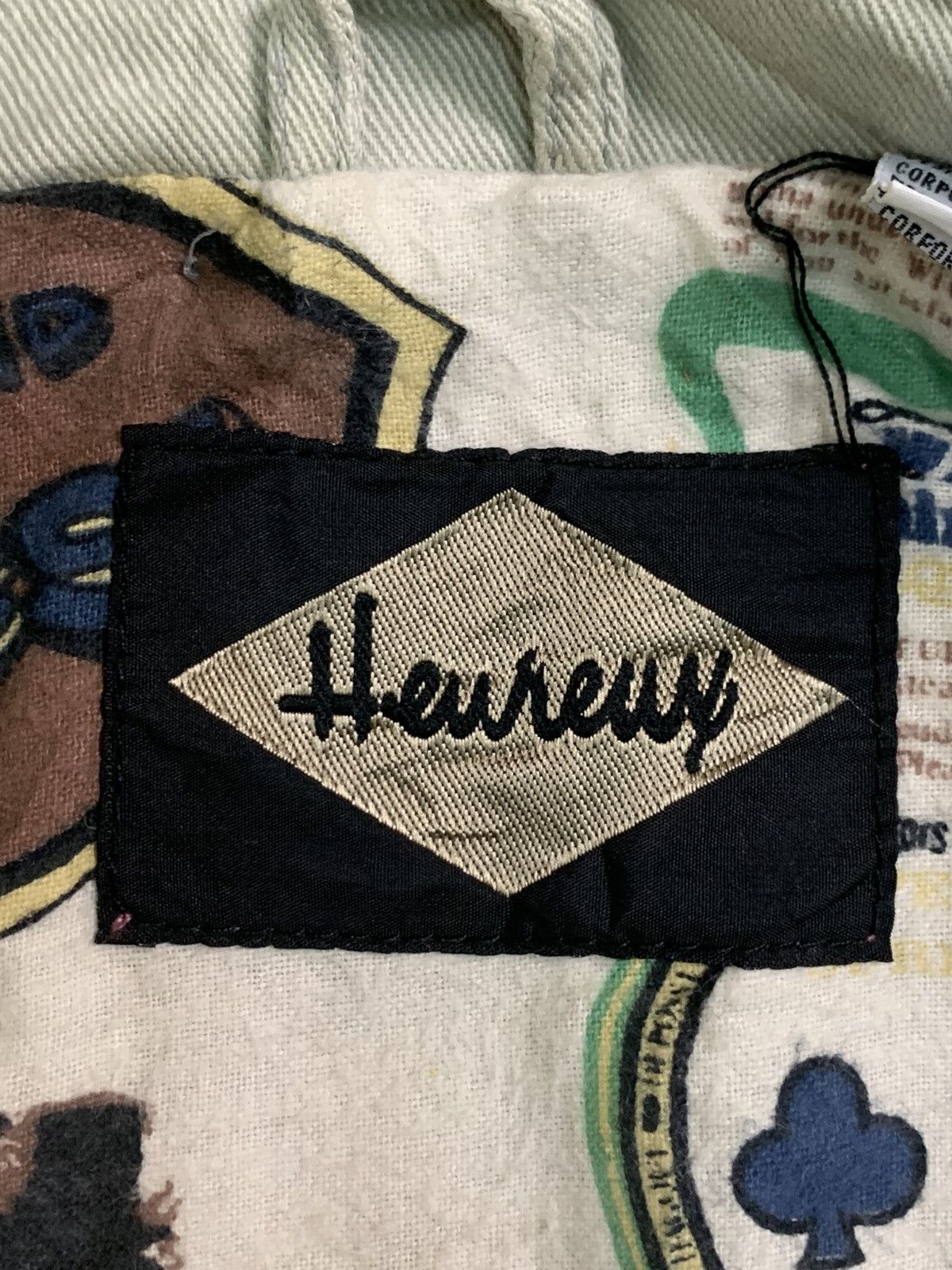Japanese Brand Rare Design Vintage Heureuy Hooded Bomber Jacket Size US M / EU 48-50 / 2 - 4 Thumbnail