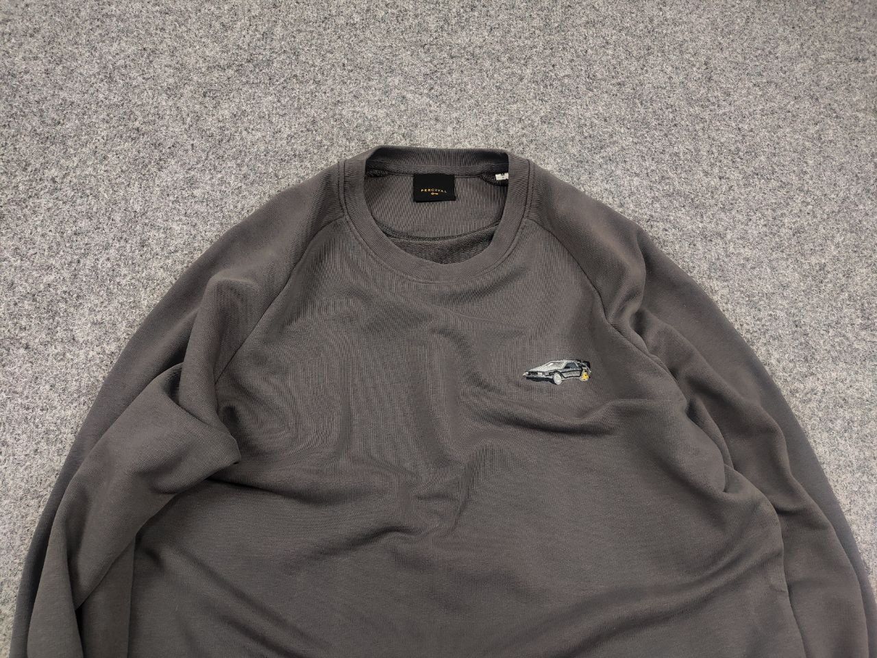 Percival Percival Dark Grey crewneck sweatshirt car logo Size US M / EU 48-50 / 2 - 6 Thumbnail