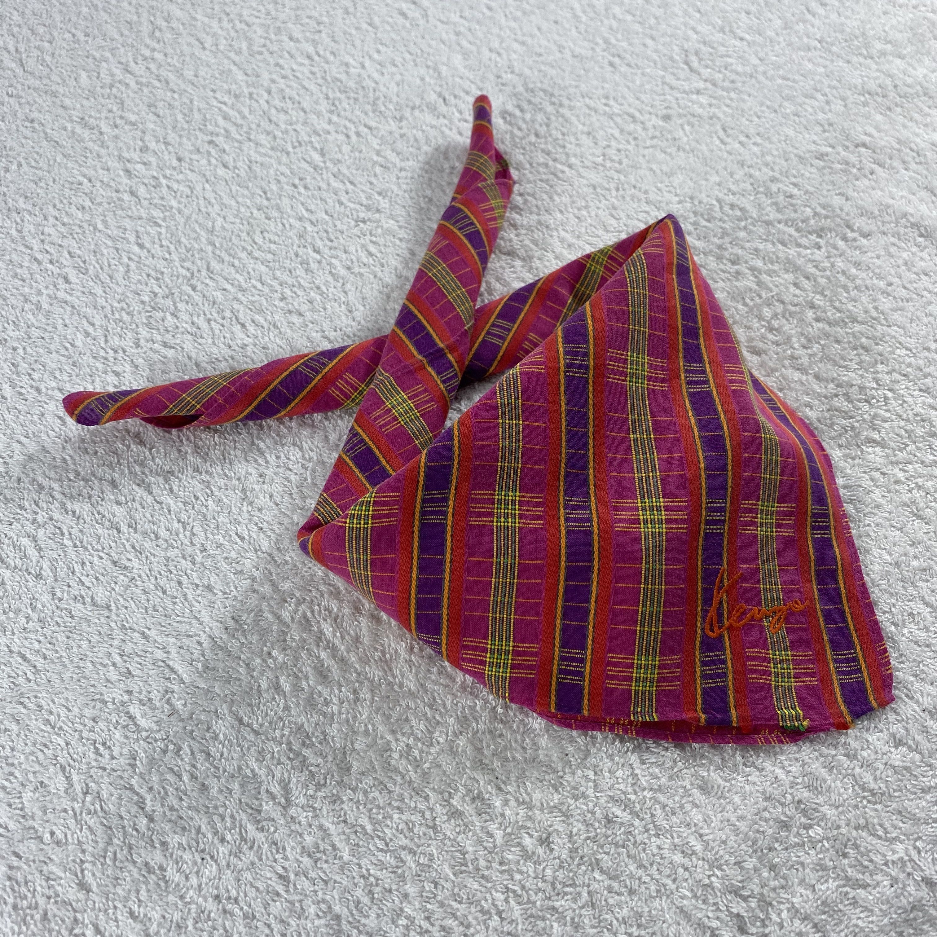Kenzo × Vintage Kenzo Neckerchief / Bandana / Handkerchief Size ONE SIZE - 2 Thumbnail