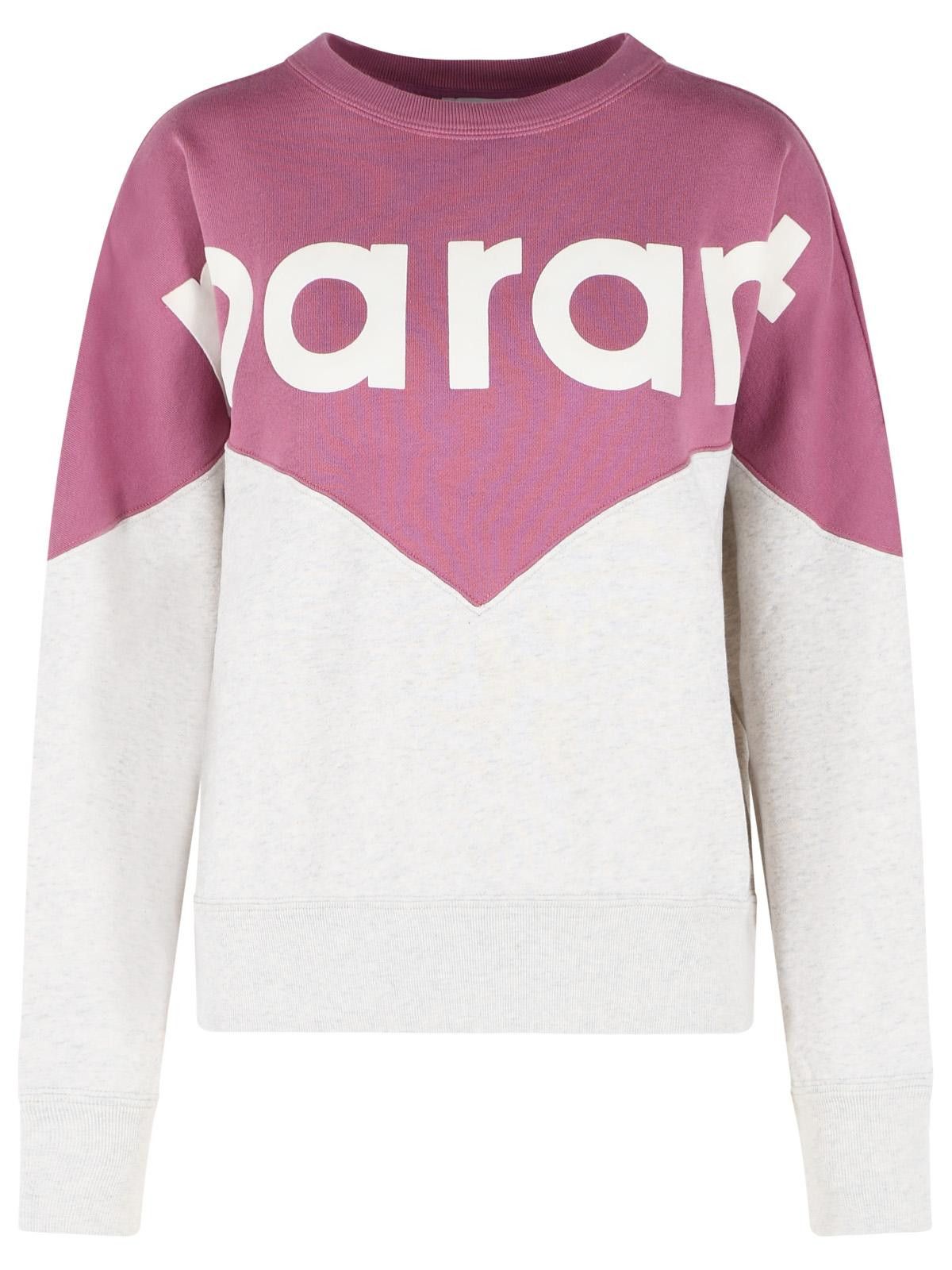 Isabel Marant Etoile ISABEL MARANT ETOILE 'Houston' Cotton Sweatshirt With 'Millyny' 'Mauve Mist' Logo Size M / US 6-8 / IT 42-44 - 1 Thumbnail