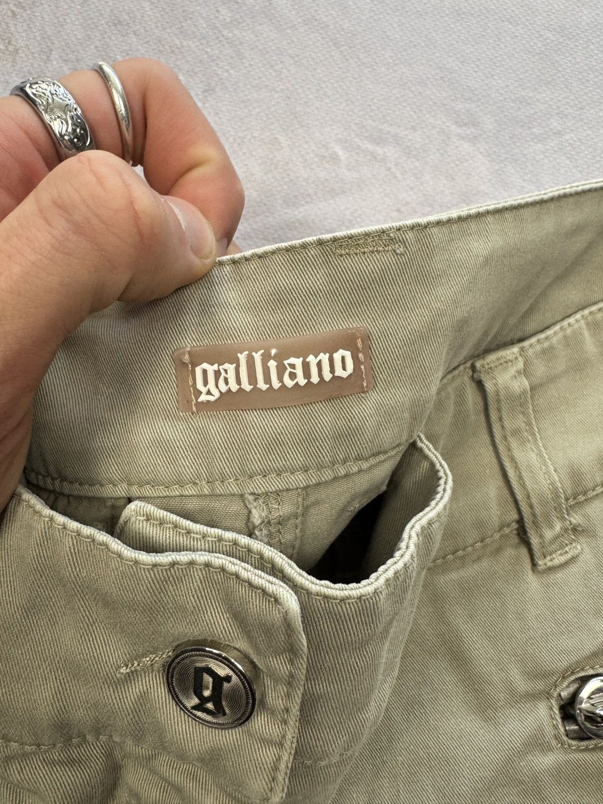 John Galliano Galliano Pants Avant Garde Y2K Vintage Size 28" / US 6 / IT 42 - 3 Thumbnail