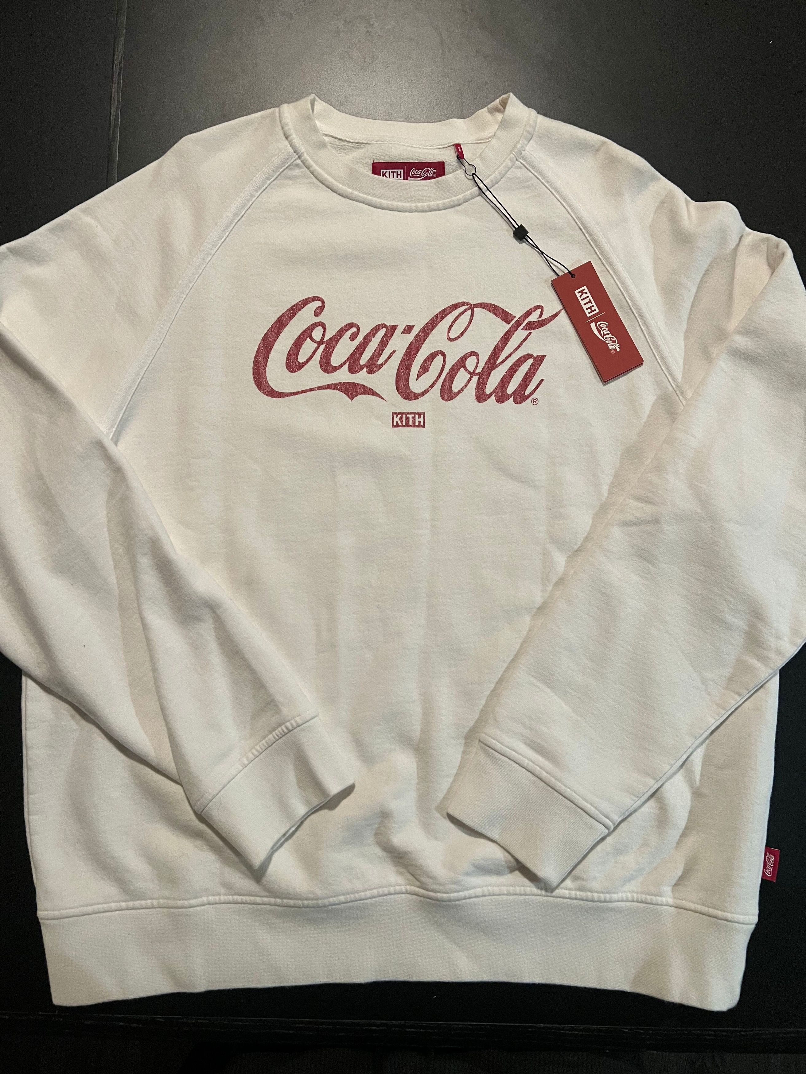 Coca Cola × Kith Kith x Coca-Cola Rugby Crewneck White Size US L / EU 52-54 / 3 - 1 Thumbnail