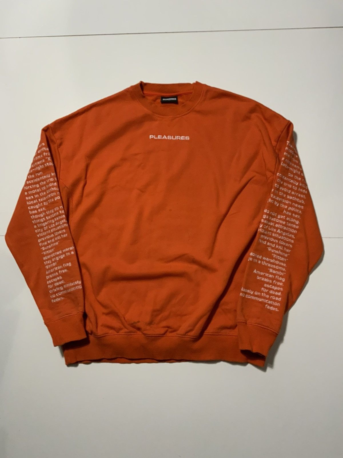 Pleasures Pleasures Now Teenage Lovers Embroidered Crewneck Sweatshirt Size US XL / EU 56 / 4 - 1 Thumbnail