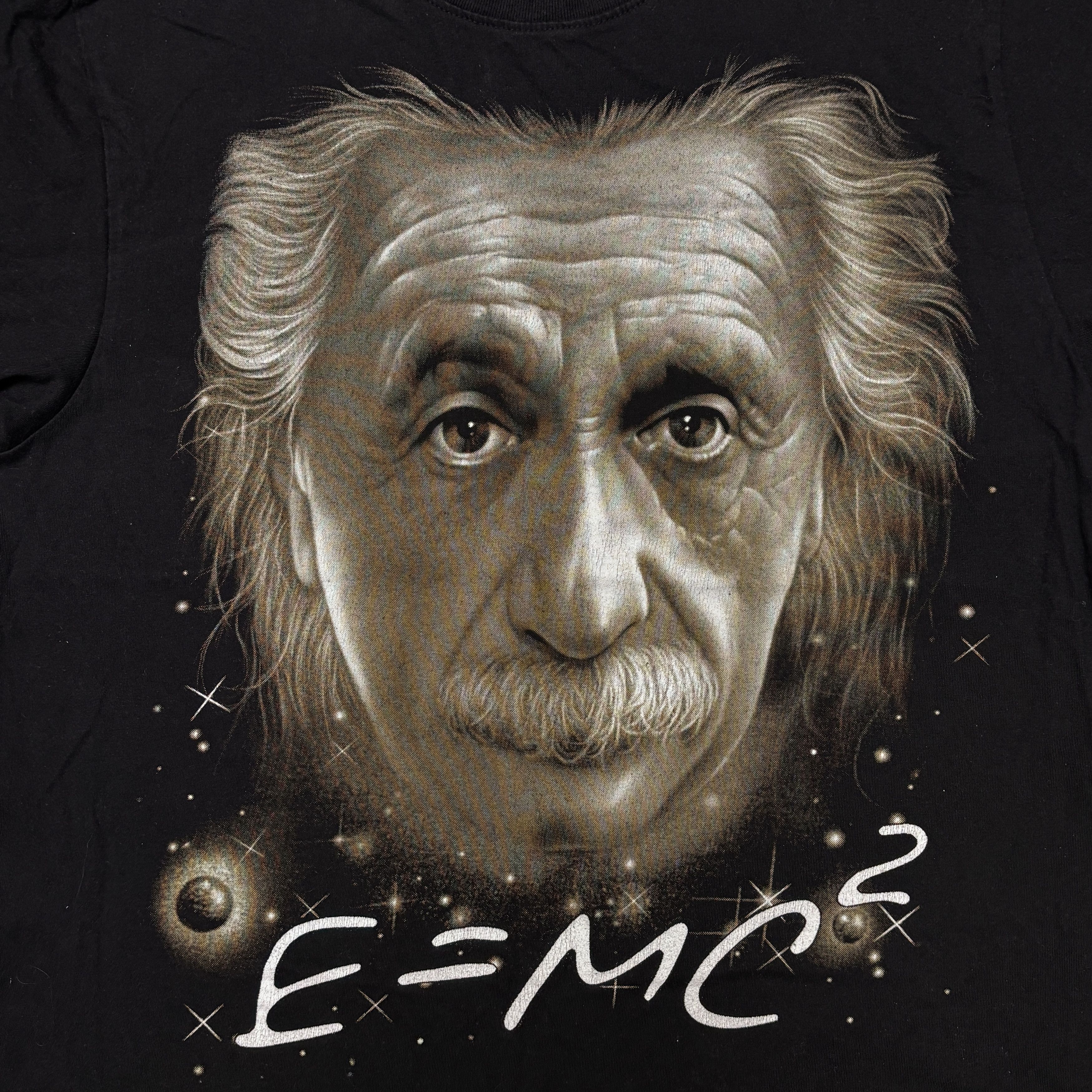 Band Tees × Vintage Vintage Albert Einstein Shirt Single Stitch Art Tee Size US L / EU 52-54 / 3 - 4 Thumbnail