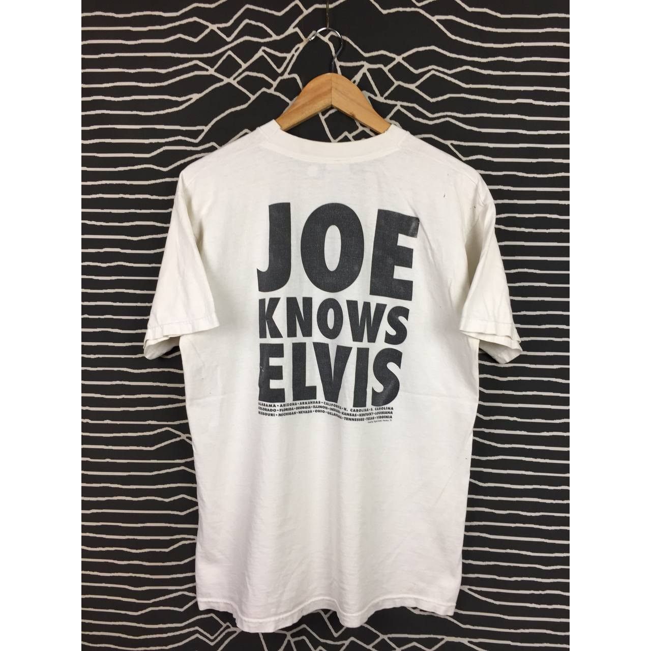 Fruit Of The Loom × Vintage Vtg 90s Distressed Joe’s Crab Shack Joe Know Elvis Promo Tee Size US L / EU 52-54 / 3 - 10 Thumbnail