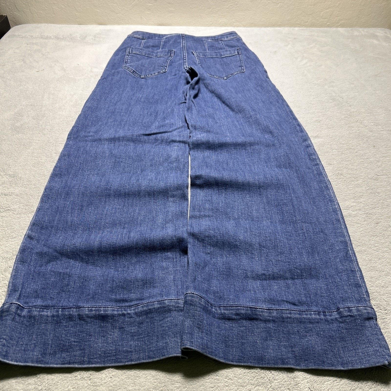 Anthropologie Pilcro Anthropologie Colette Beyond Baggy Jeans SZ 25 27x30 Size 27" / US 4 / IT 40 - 8 Thumbnail