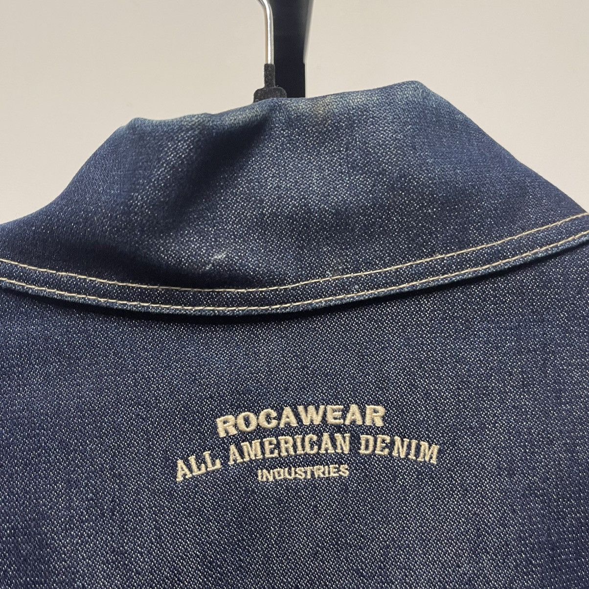 Rocawear × Vintage Rocawear Insulated Denim Chore Jacket Streetwear 90s Y2K Size US XXL / EU 58 / 5 - 5 Thumbnail