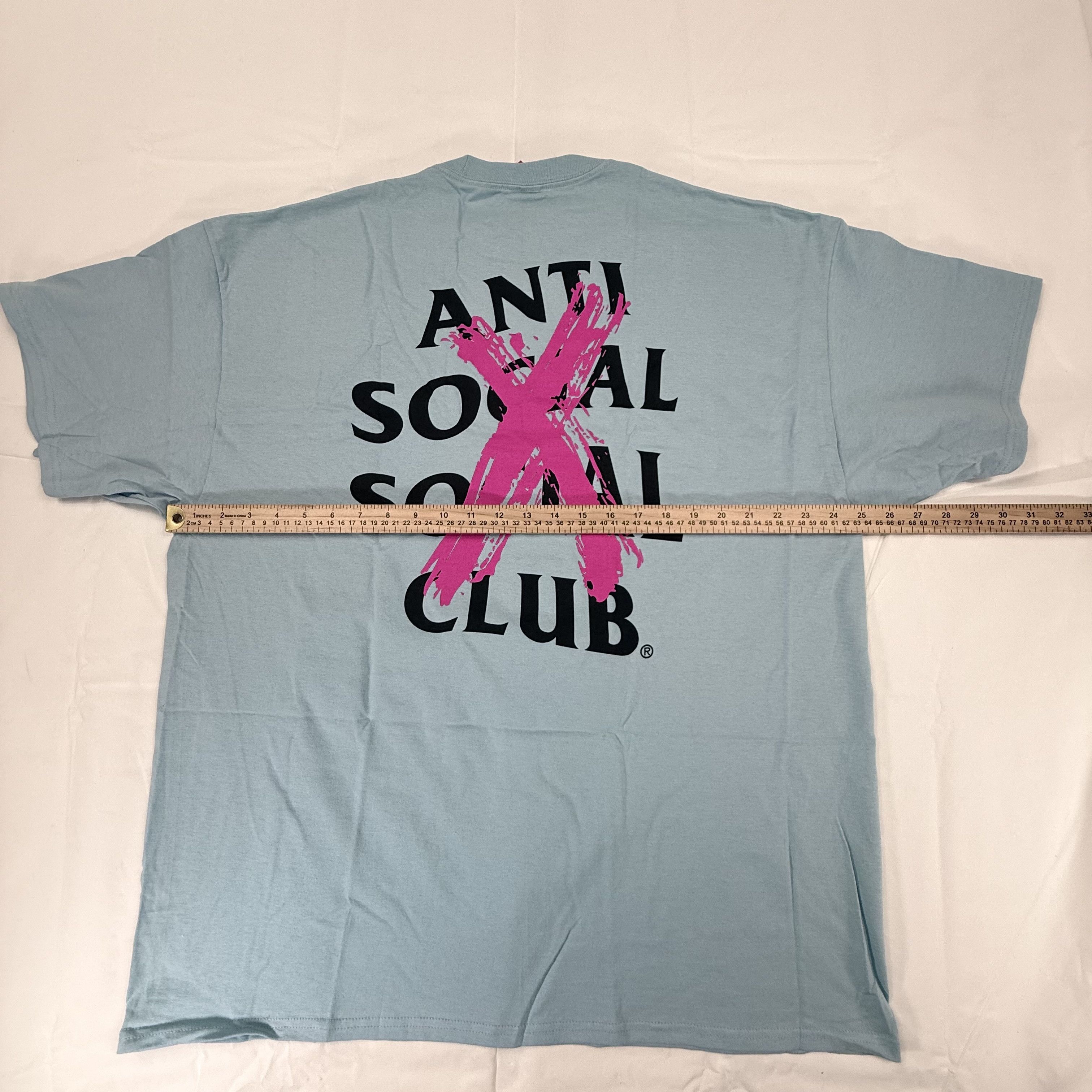 Anti Social Social Club Anti Social Social Club Cancelled T-Shirt X Logo Mens 2XL Size US XXL / EU 58 / 5 - 4 Thumbnail