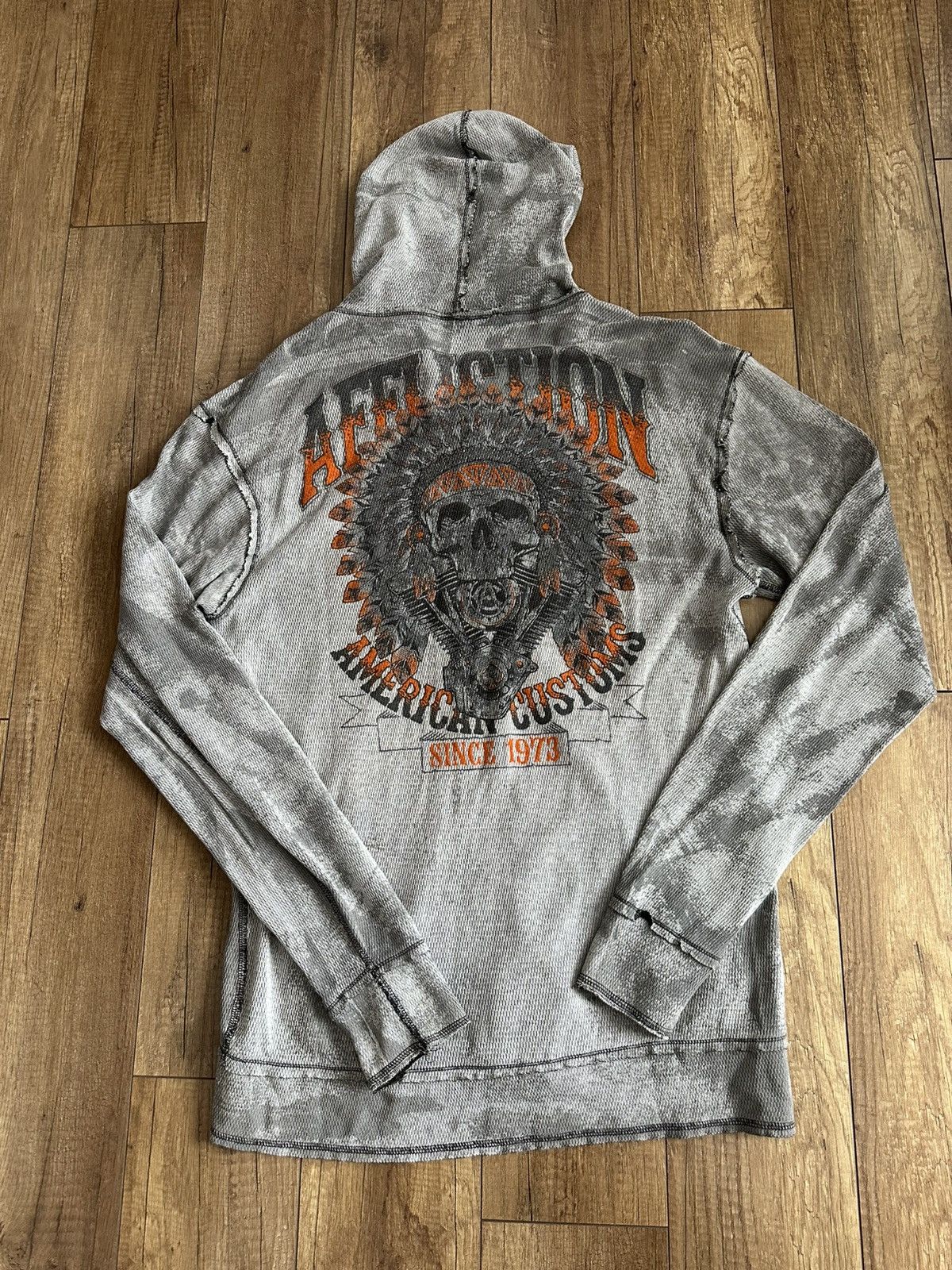 Affliction Affliction Reversible Zip Hoodie Vintage Y2K Size US XL / EU 56 / 4 - 13 Thumbnail