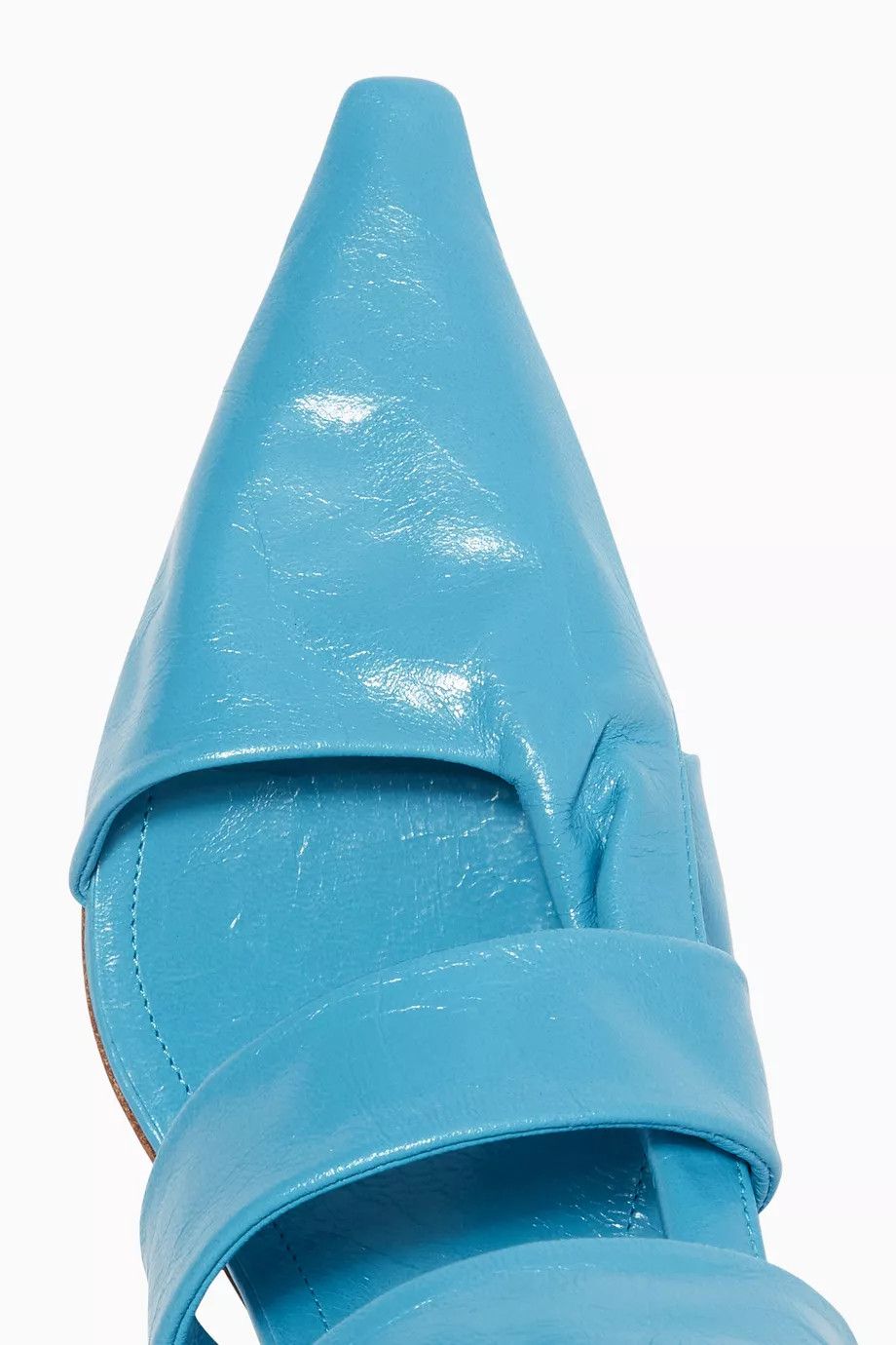 Bottega Veneta o1y0725 Slingback Pumps in Azure Size US 5 / IT 35 - 3 Thumbnail