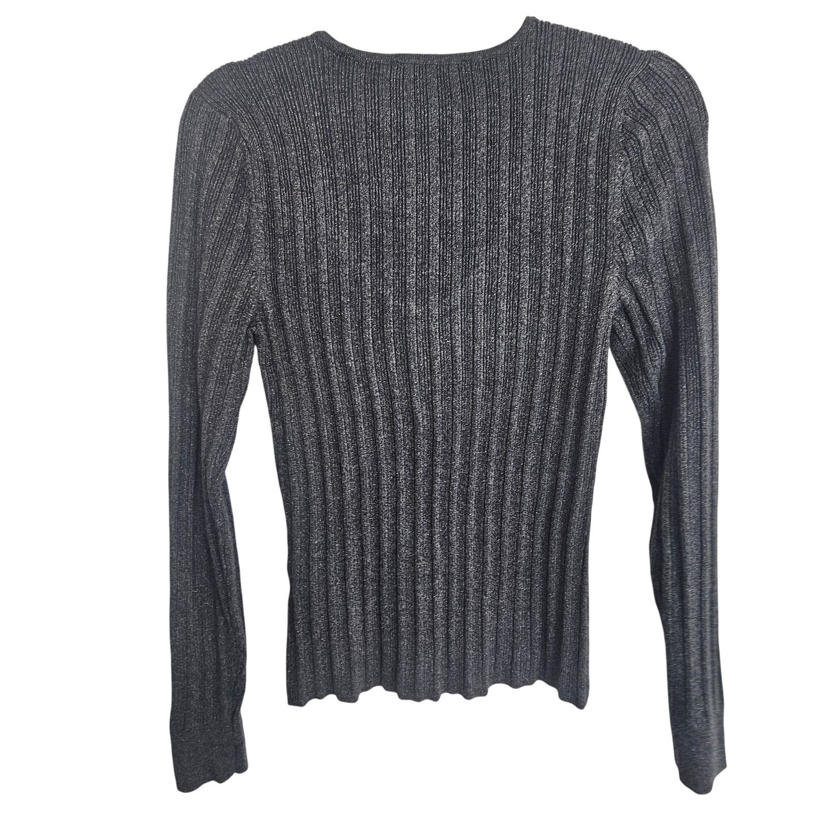 White House Black Market White House Black Market Womens Ribbed Scoop Neck Sweater M Size M / US 6-8 / IT 42-44 - 9 Thumbnail