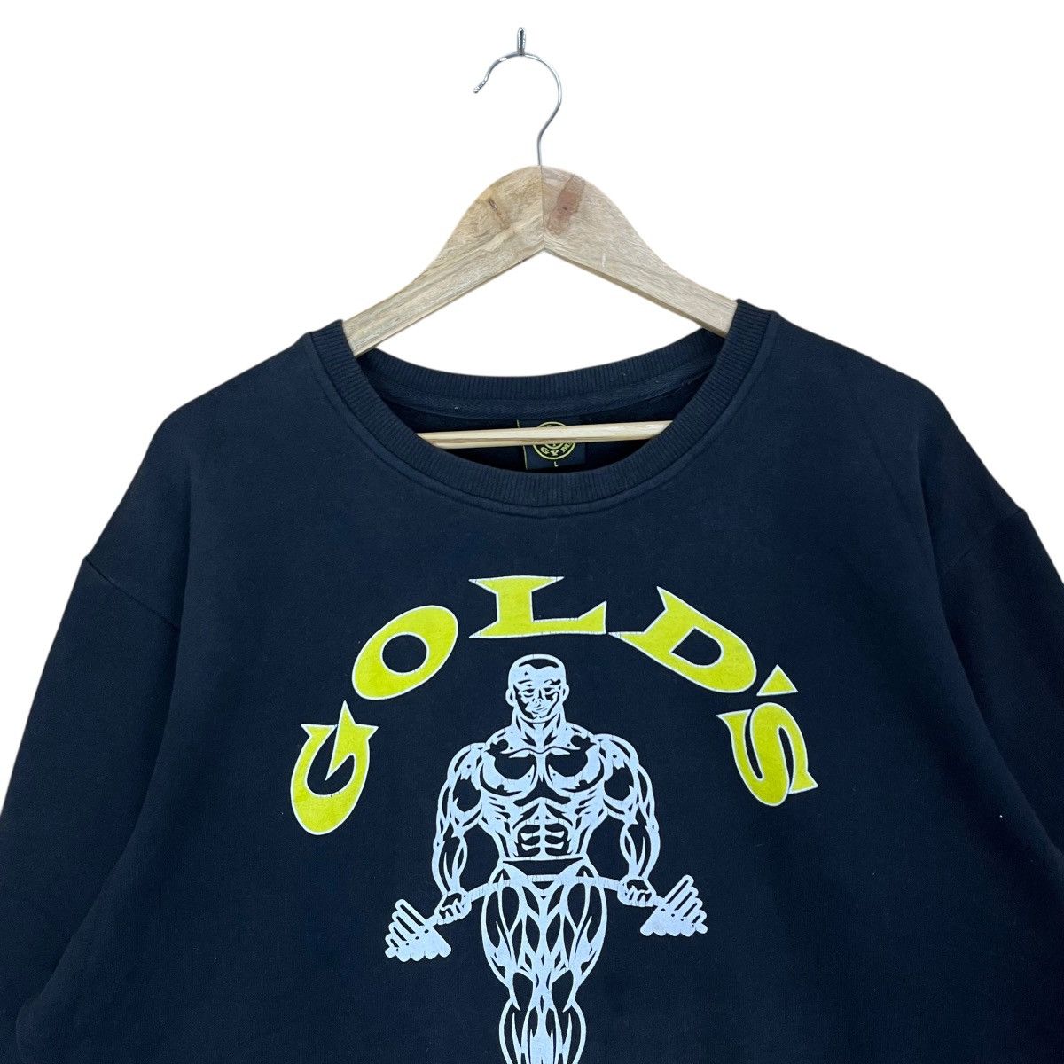 Japanese Brand Vintage Gold Gym Crewneck Sweatshirt Size US M / EU 48-50 / 2 - 4 Thumbnail