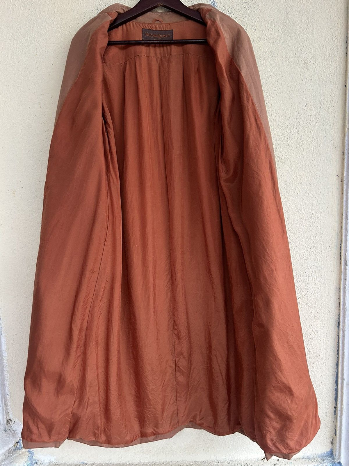 Yves Saint Laurent YSL Sunfaded Long Coat Size L / US 10 / IT 46 - 3 Thumbnail