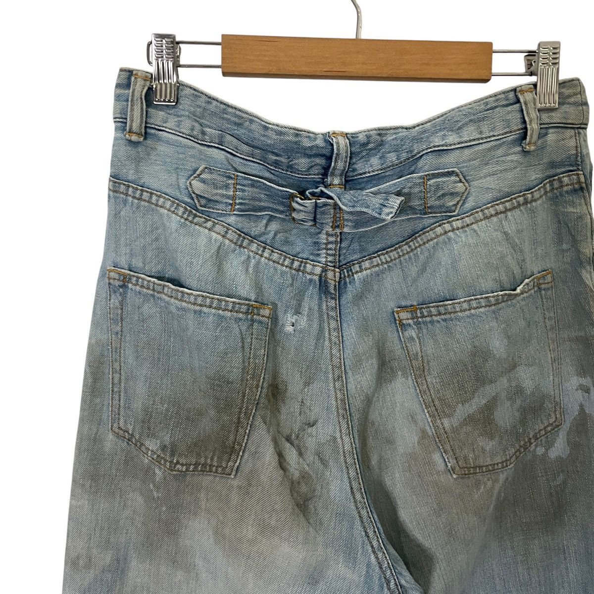 Japanese Brand Vintage Japanese Designer Distressed Buckle Denim Size US 30 / EU 46 - 9 Thumbnail