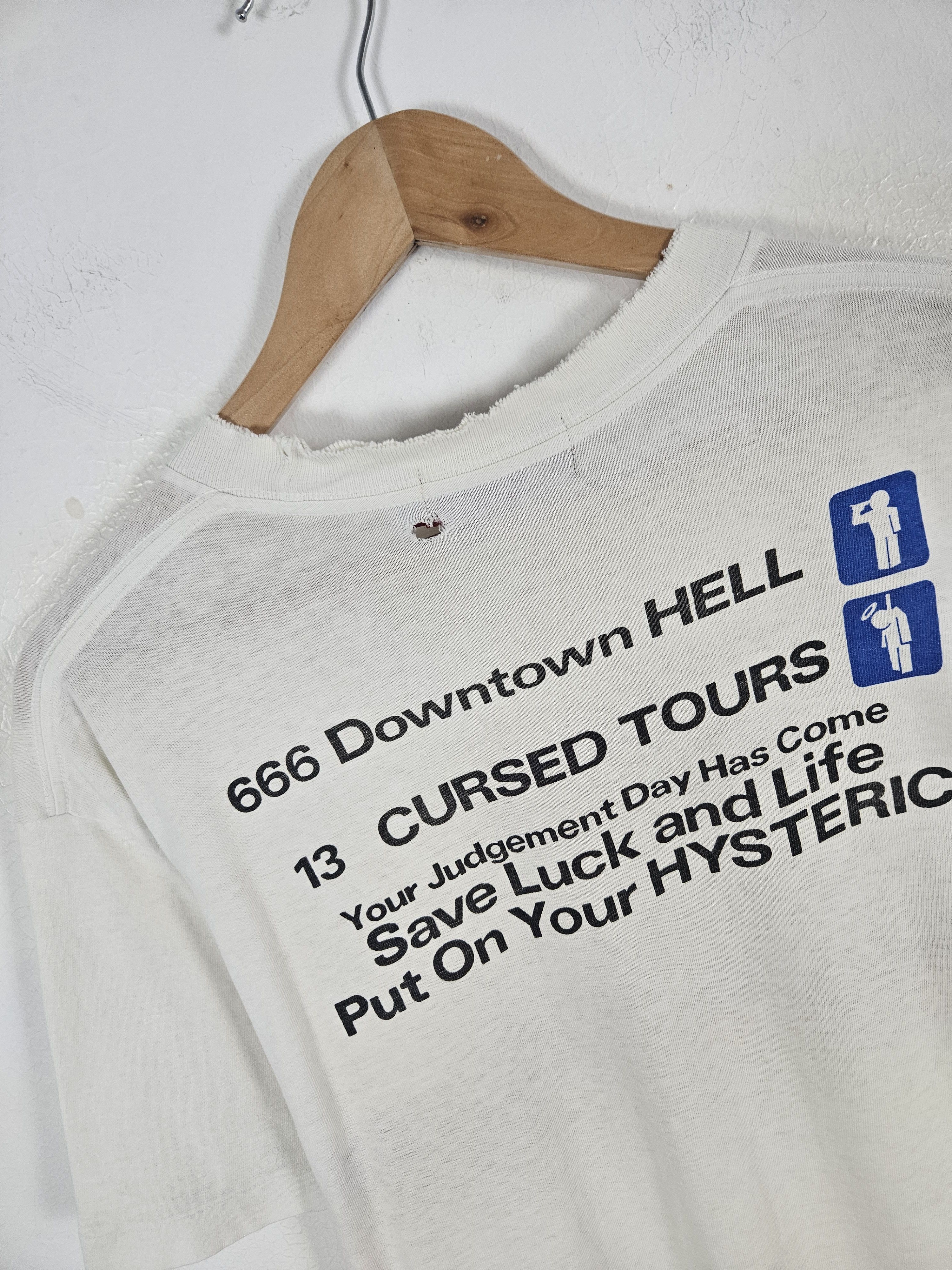 Hysteric Glamour Hysteric Glamour 666 Downtown Hell shirt Size US M / EU 48-50 / 2 - 5 Thumbnail