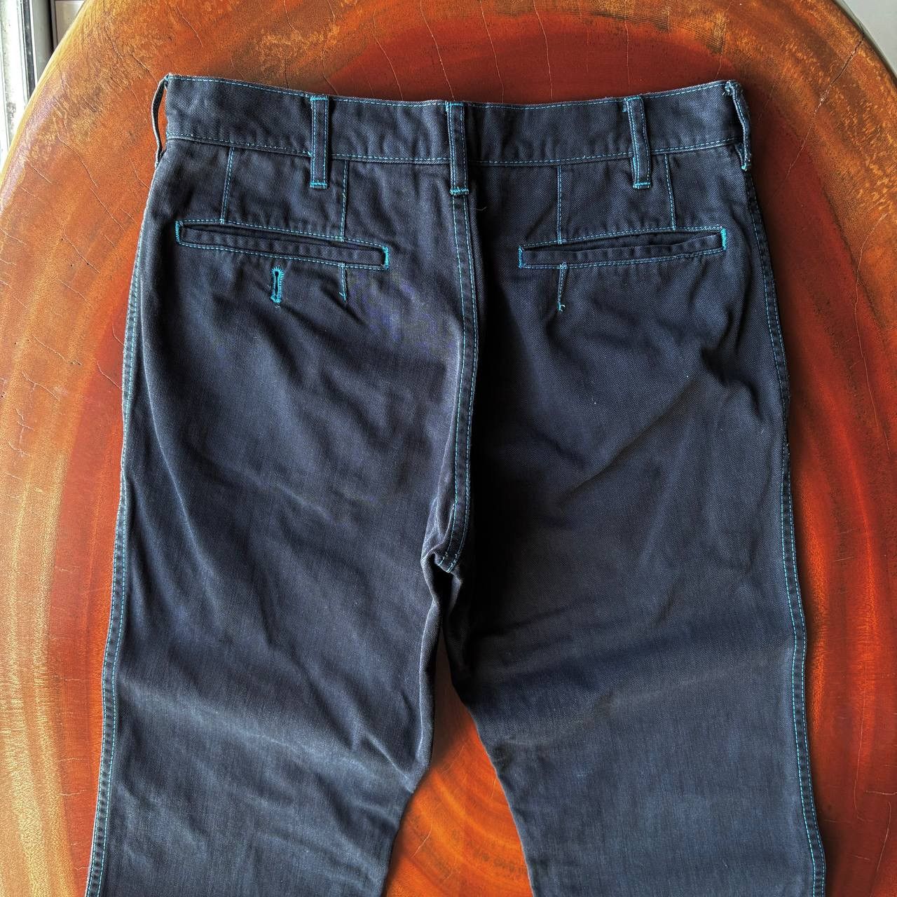 Comme des Garcons Homme Comme Des Garcons Homme Black Lining Blue Pants Size US 30 / EU 46 - 4 Thumbnail