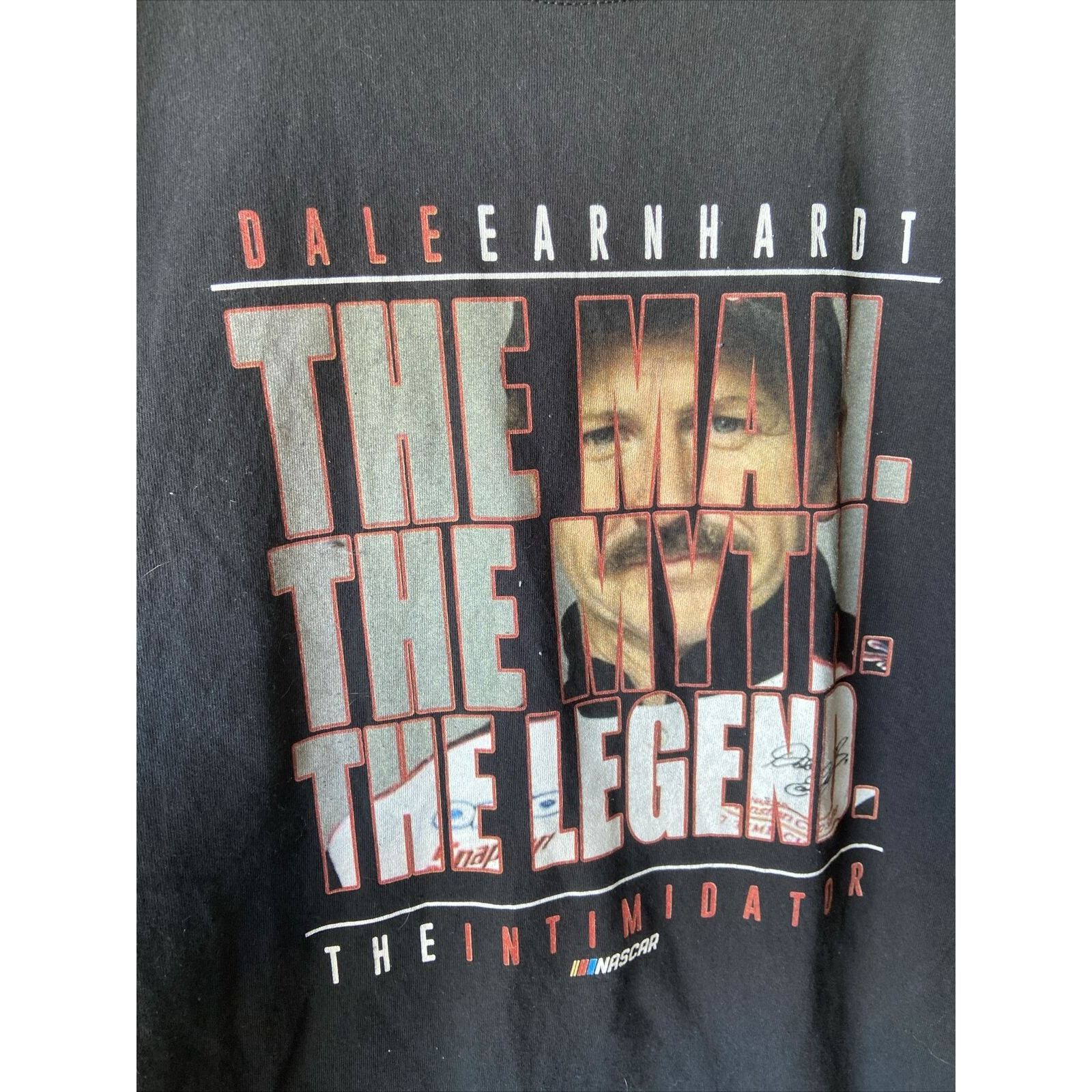 Vintage Dale Earnhardt The Man The Intimidator T-Shirt Size Large Size US L / EU 52-54 / 3 - 4 Thumbnail