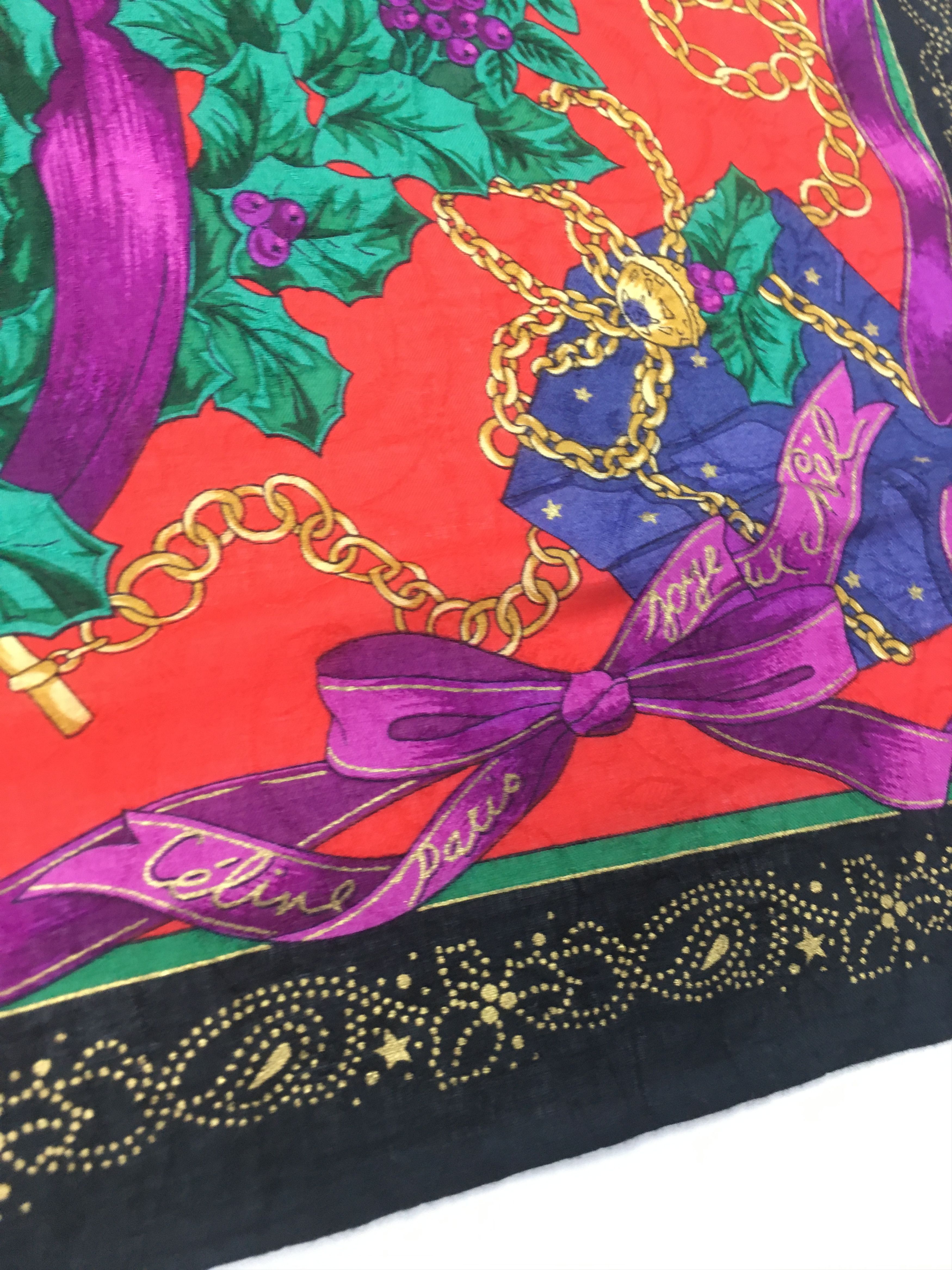Celine Celine Handkerchief / Bandana / Neckerchief HKC0147 Size ONE SIZE - 4 Thumbnail