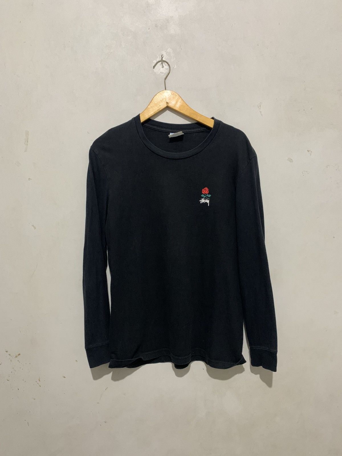 Stussy Crewneck Long Sleeve Stussy New York Rose Black USA Y2K Size US S / EU 44-46 / 1 - 3 Thumbnail
