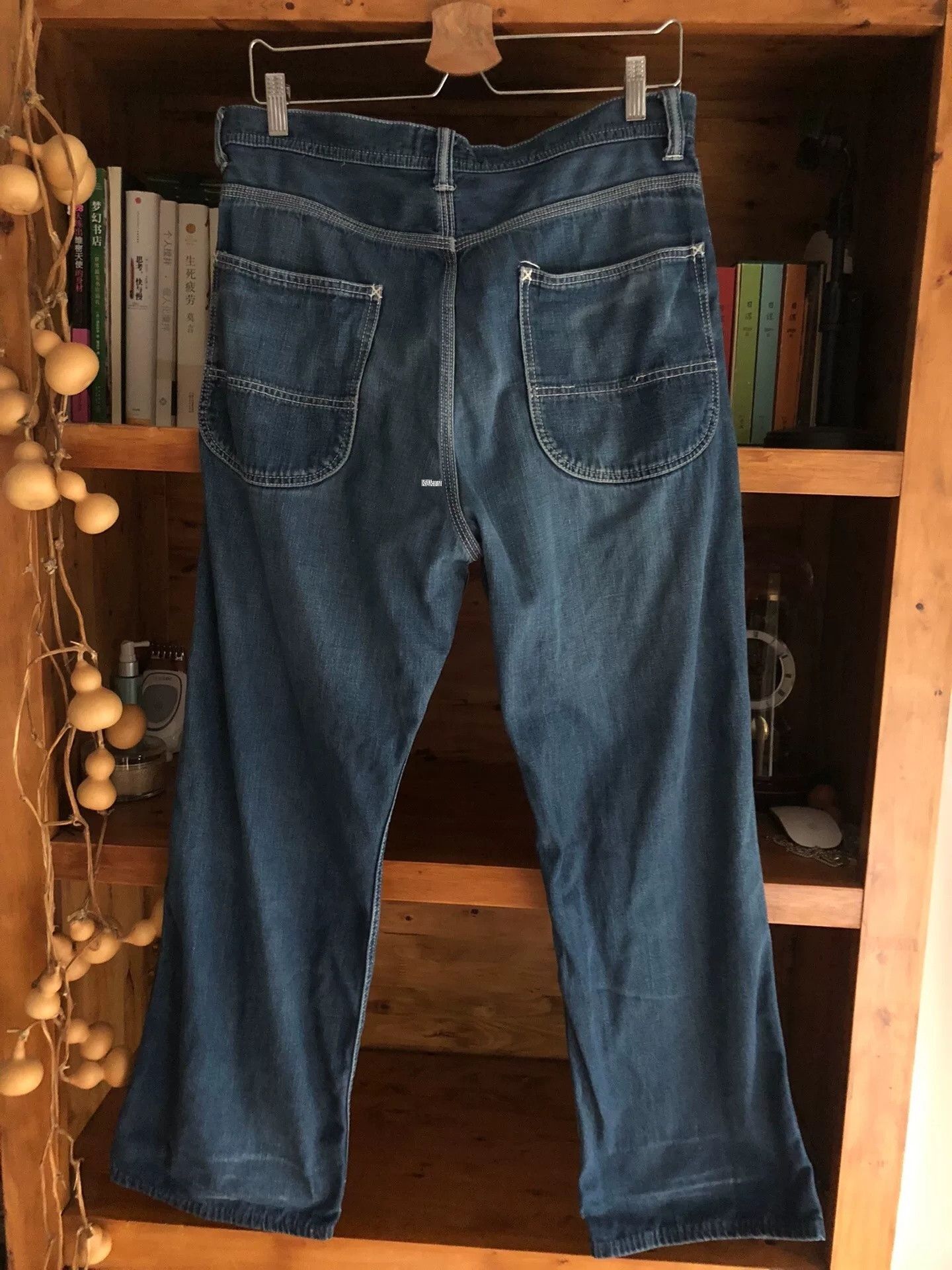 At Last & Co At Last Co Washed Straight Wide-Leg Jeans Size US 32 / EU 48 - 6 Thumbnail
