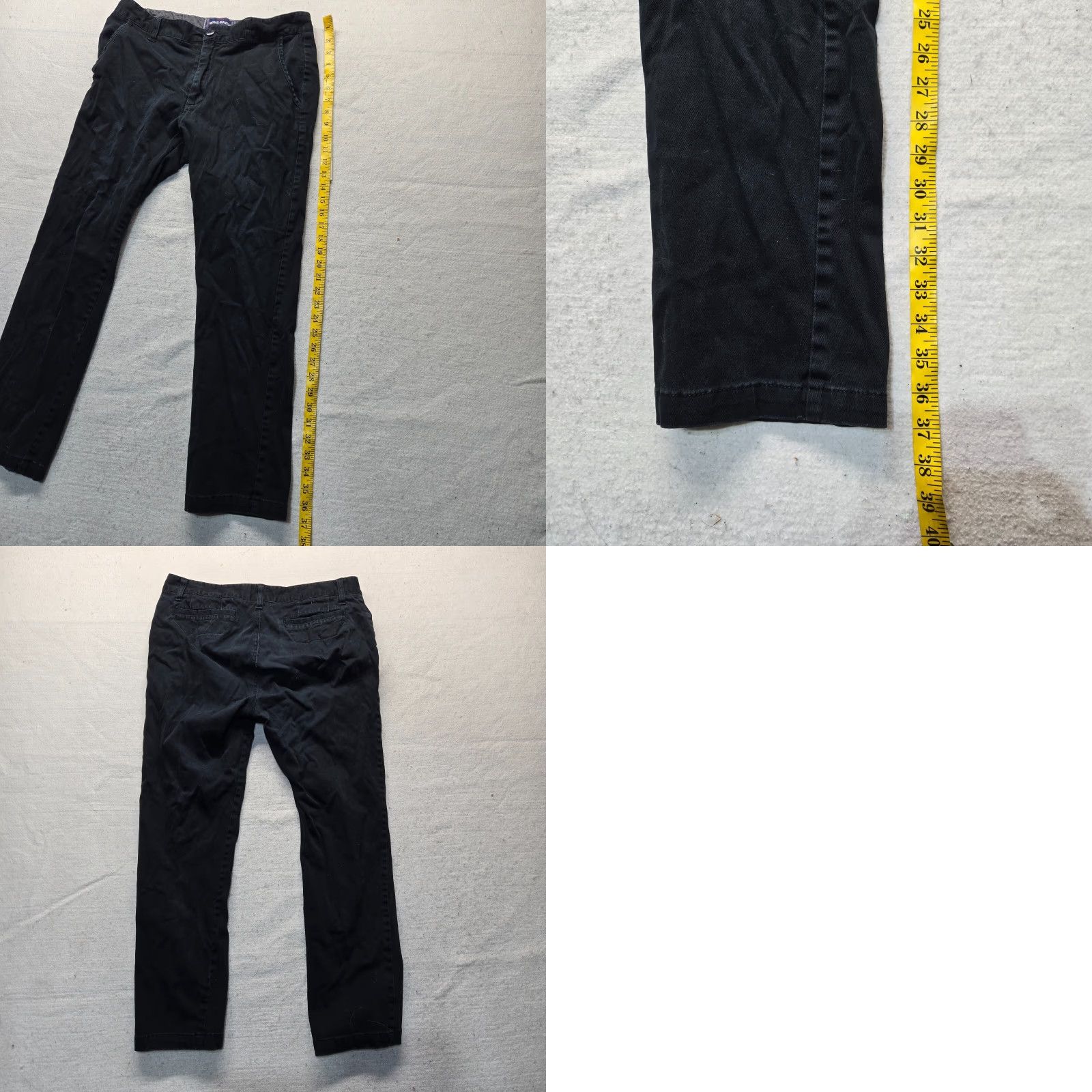 Vintage MICHAEL BRANDON Straight Jeans Men 34x30 Gray Charcoal Wash 5-Pocket Cotton Denim Jeans Mens Regular 34 Gray Size US 34 / EU 50 - 8 Thumbnail