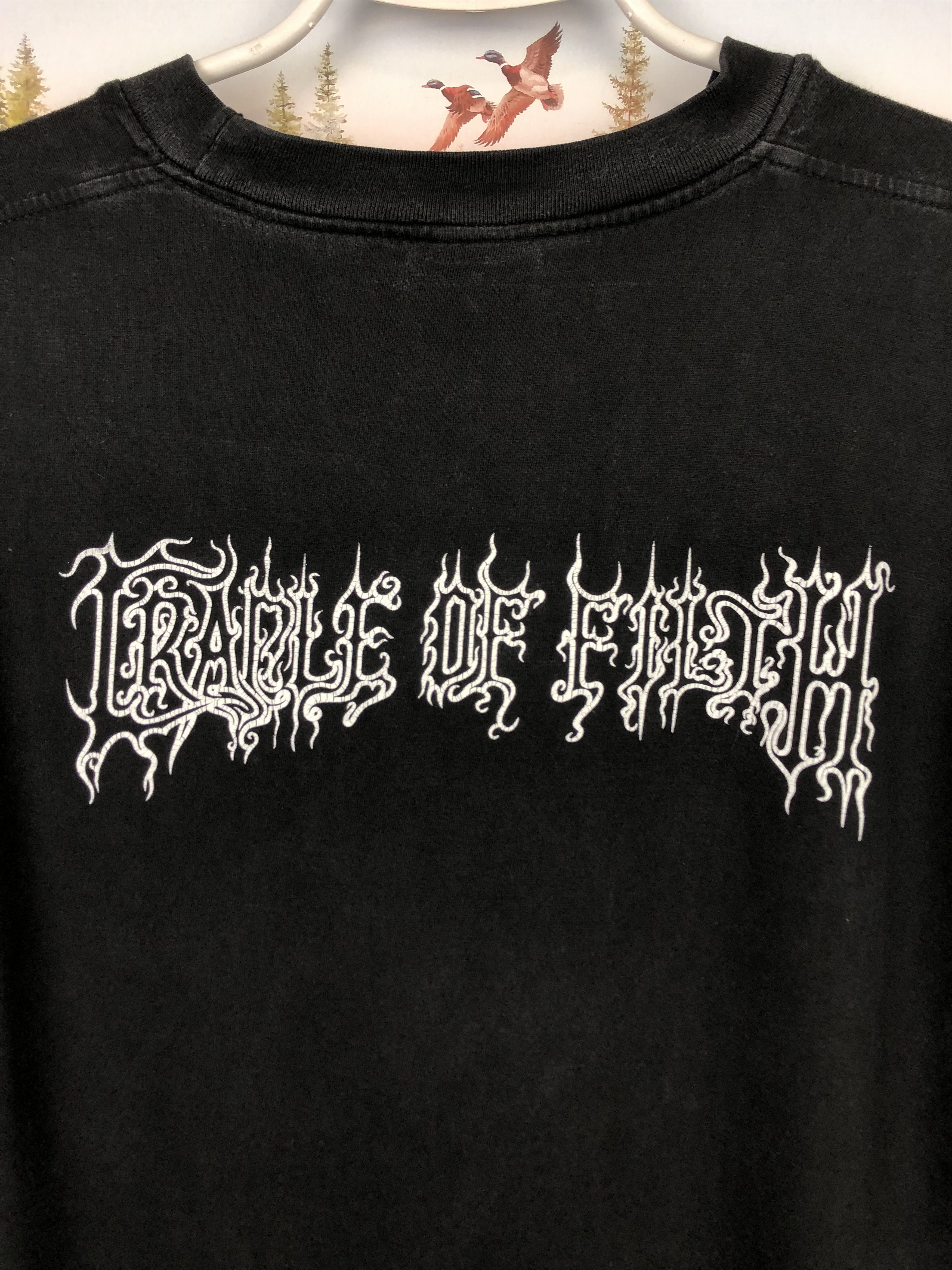 Band Tees × Vintage Vintage Cradle Of Filth Band Shirt Over Print Tee Black Rare Size US XL / EU 56 / 4 - 8 Thumbnail