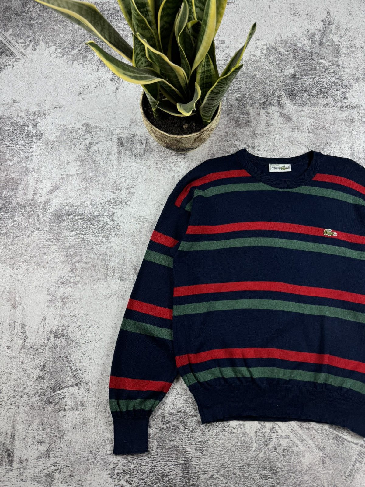 Lacoste Chemise Lacoste France Striped Y2K Sweater 4 Size Pullover Size US M / EU 48-50 / 2 - 2 Thumbnail