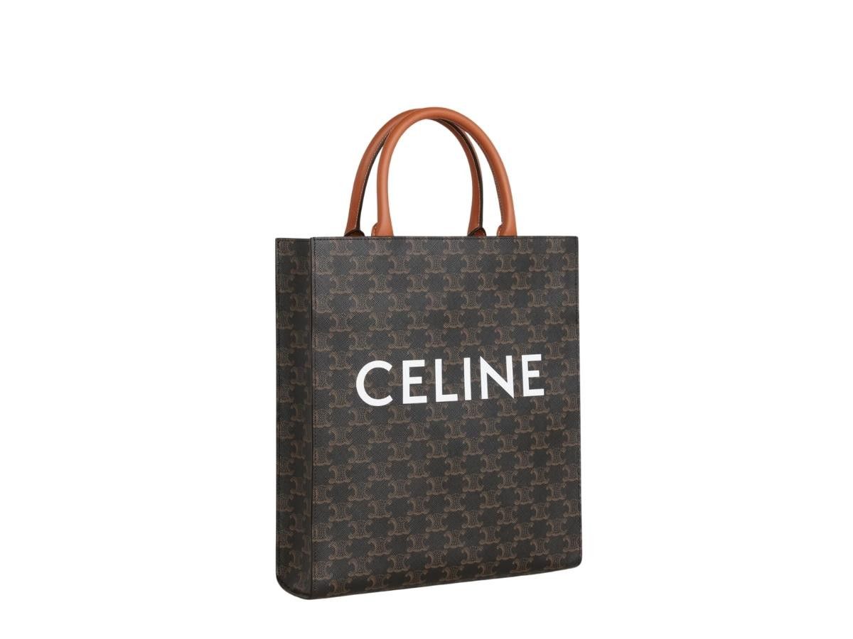 Celine o1w1db10426 Size: OS/Small Vertical Cabas in Black/Brown Size ONE SIZE - 3 Thumbnail