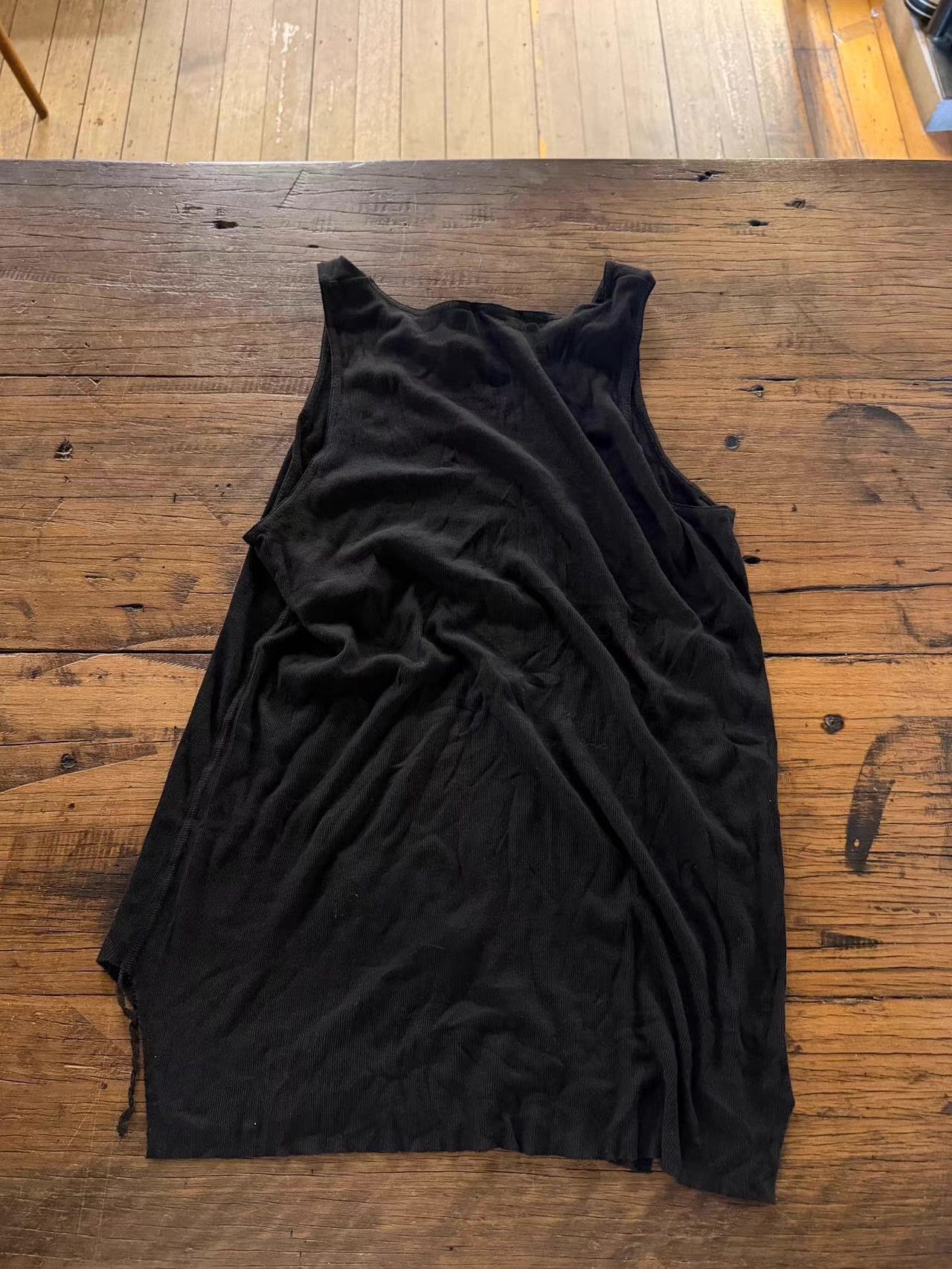 Peachoo + Krejberg PEACHOO + KREJBERG15SS Black Edge‑Stitch Detail Tank Top Ｑ25 Size M / US 6-8 / IT 42-44 - 3 Thumbnail