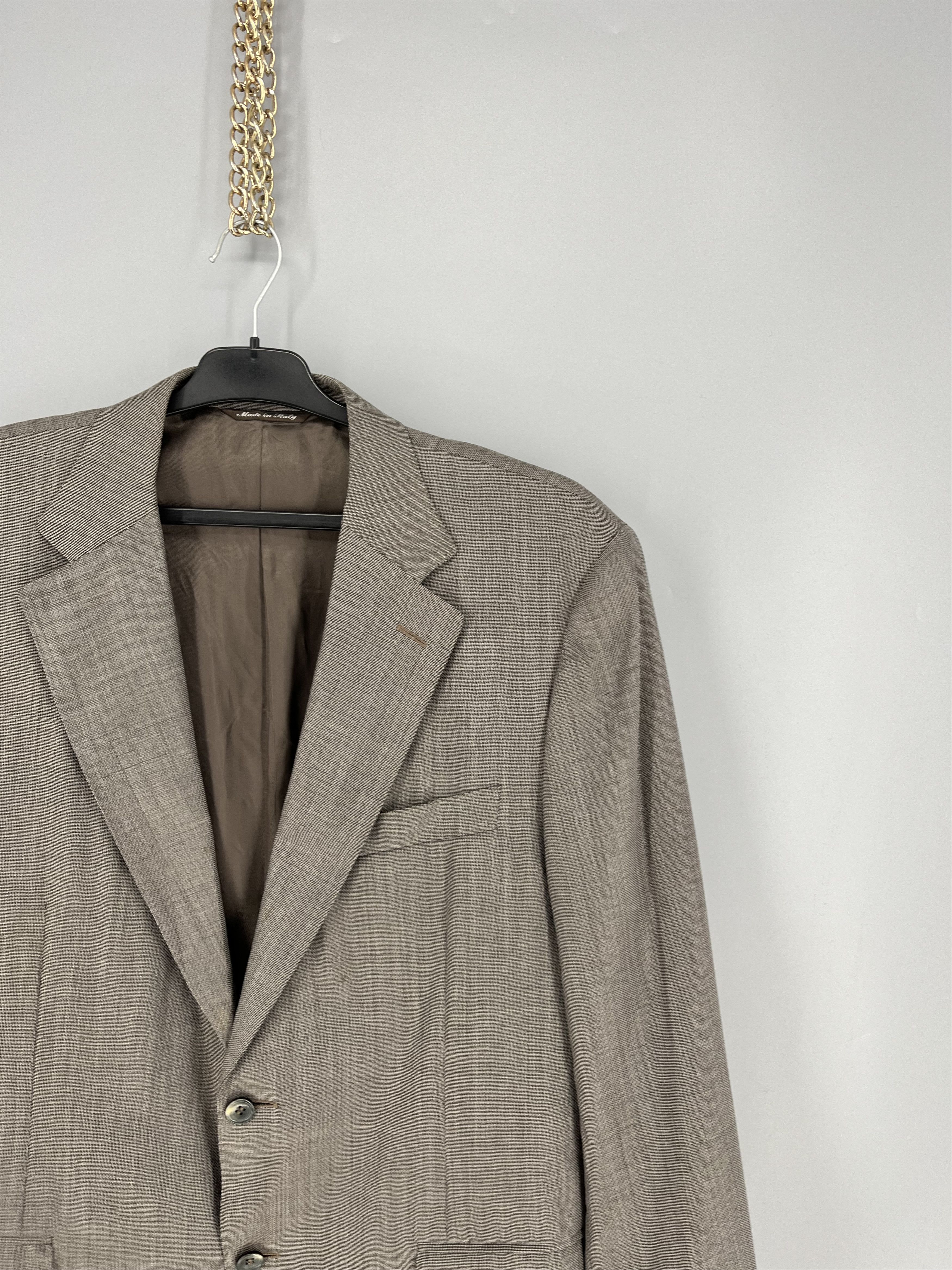 Canali Vintage Luxury Canali Pure Wool Blazer Sport Coat Men Size 50R - 5 Thumbnail