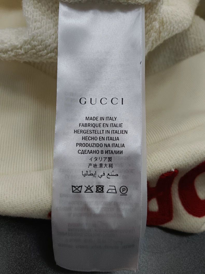 Gucci Gucci Sequin logo double dog embroidered hooded sweatshirt Size US XS / EU 42 / 0 - 5 Thumbnail
