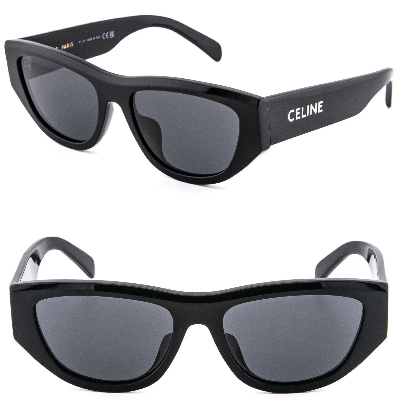 Celine CELINE 40278 MONOCHROMS Black Unisex Sunglasses CL40278U 01A Size ONE SIZE - 1 Thumbnail
