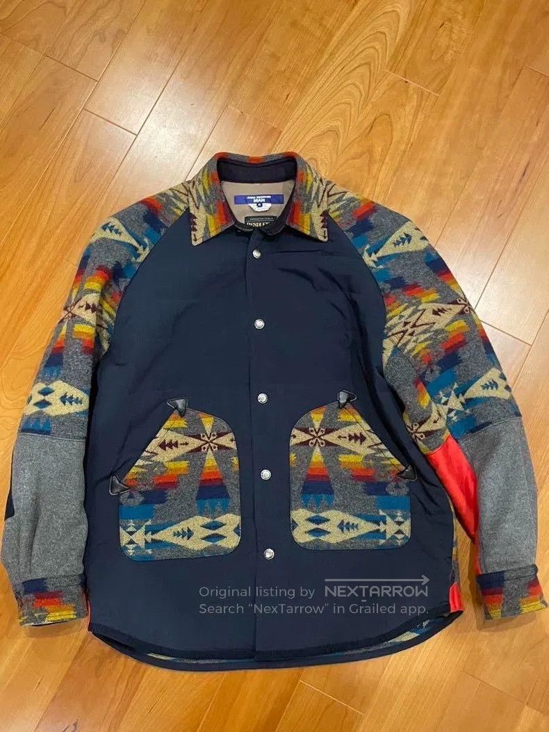 Other Junya Watanabe Scandinavian ethnic patched wool jacket Size US S / EU 44-46 / 1 - 1 Thumbnail
