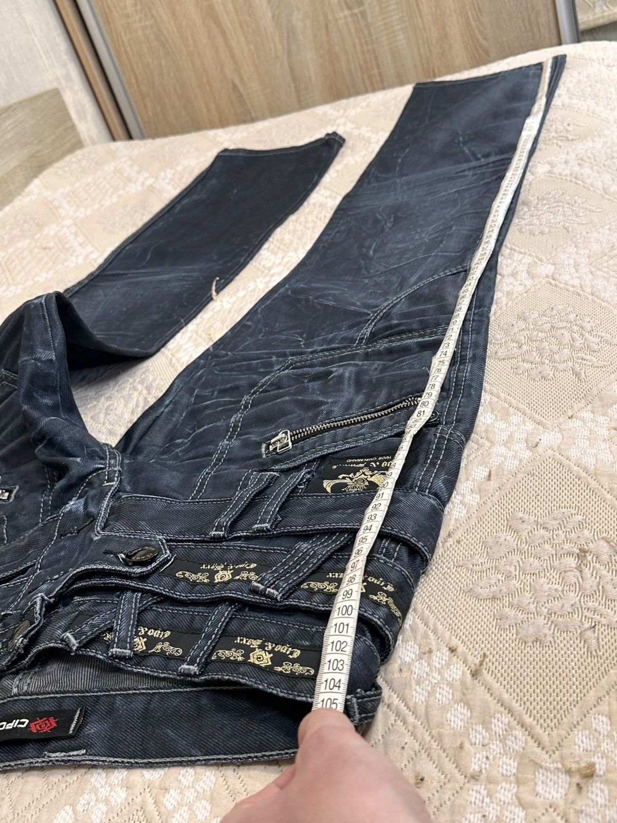 Japanese Brand 🔥 Cipo & Baxx RARE Triple Waist Jeans Y2K Denim Pants Japan Size US 29 - 9 Thumbnail