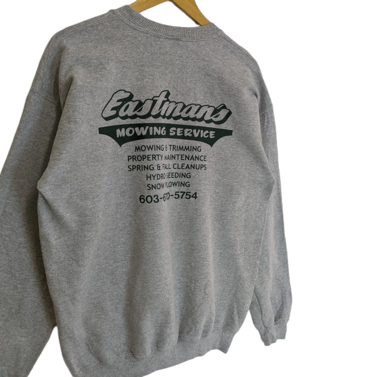 American Apparel × Gildan EASTMANS Mowing Service Jumper Sweatshirt Size US M / EU 48-50 / 2 - 5 Thumbnail