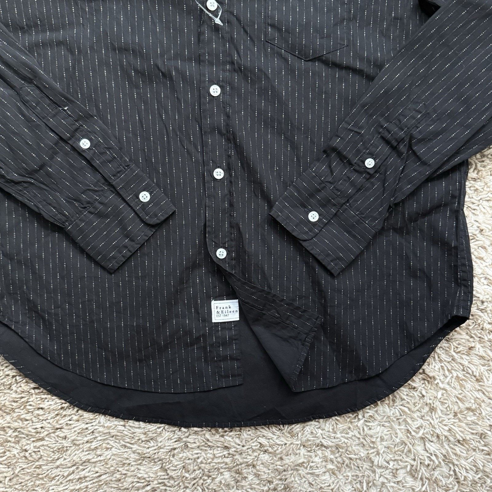 Frank & Eileen Frank & Eileen Button Up Shirt Black With Gold Multi Dot Size XS / US 0-2 / IT 36-38 - 8 Thumbnail