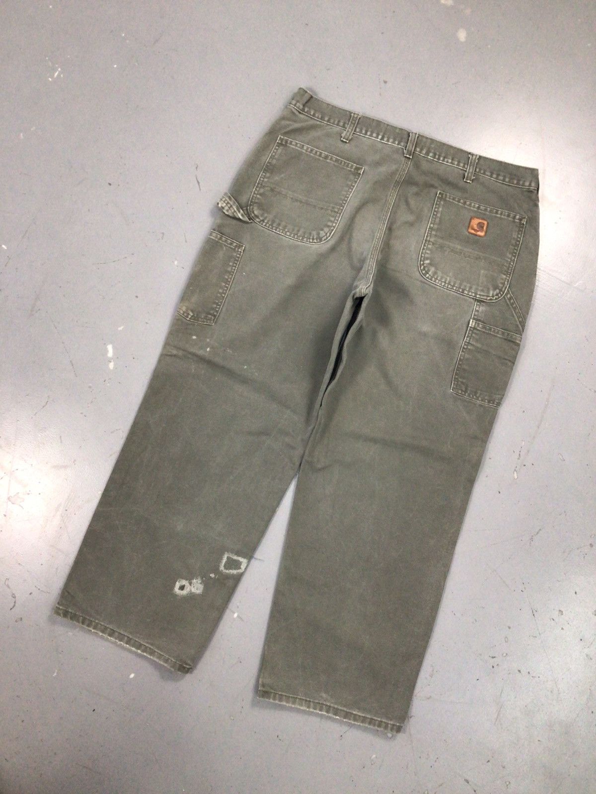 Carhartt × Vintage Vintage moss green Carhartt B11 mos denim Size US 38 / EU 54 - 7 Thumbnail