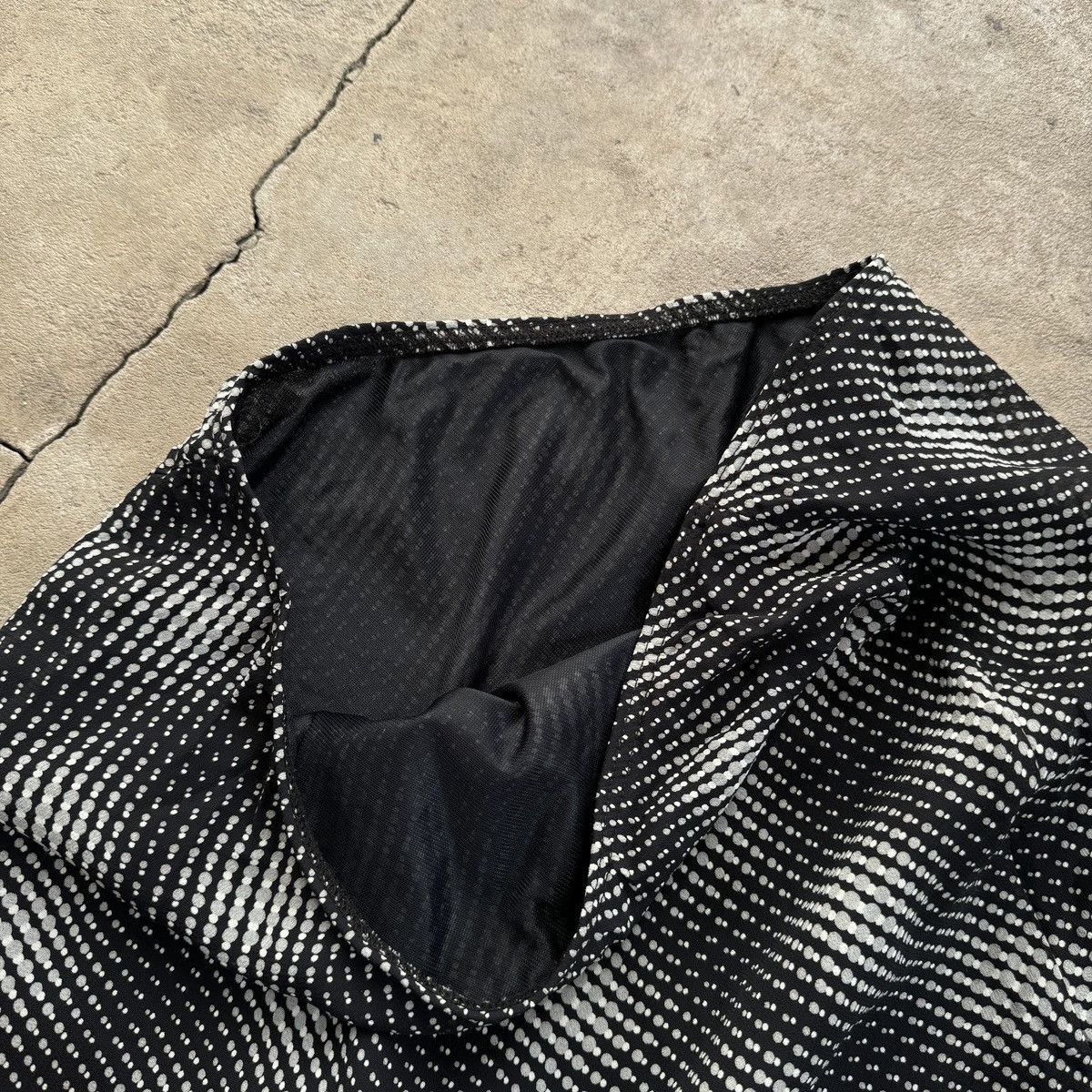 Japanese Brand Vintage Optical Printed Mesh Maxi Skirt Size 25" / US 0 / IT 36 - 4 Thumbnail