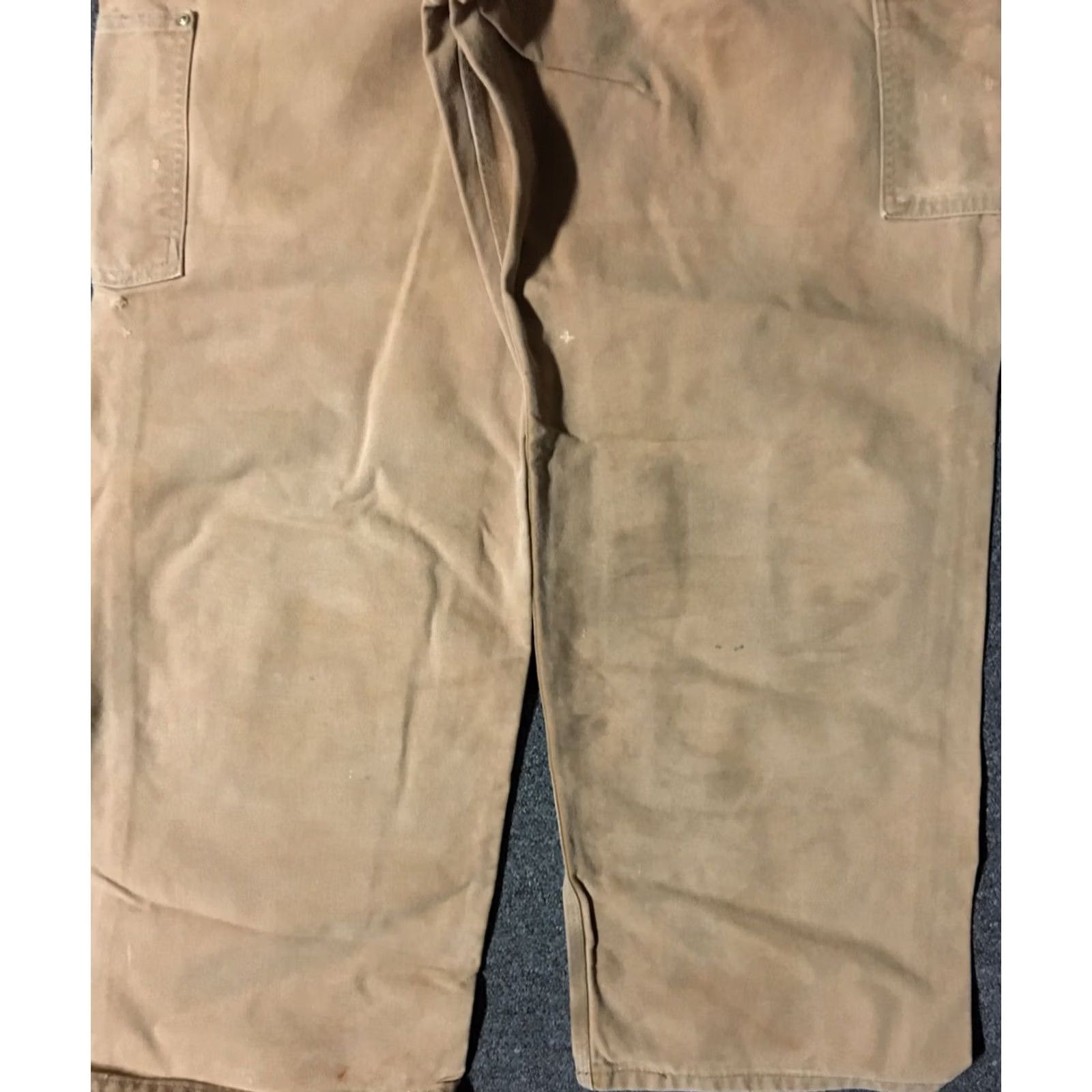 Carhartt VINTAGE Carhartt Overalls Shirt Mens 38 Tan Distressed 70s 80s USA Grunge Punk Trucker Workwear Retro Western 90s Union Made Size US 38 / EU 54 - 6 Thumbnail