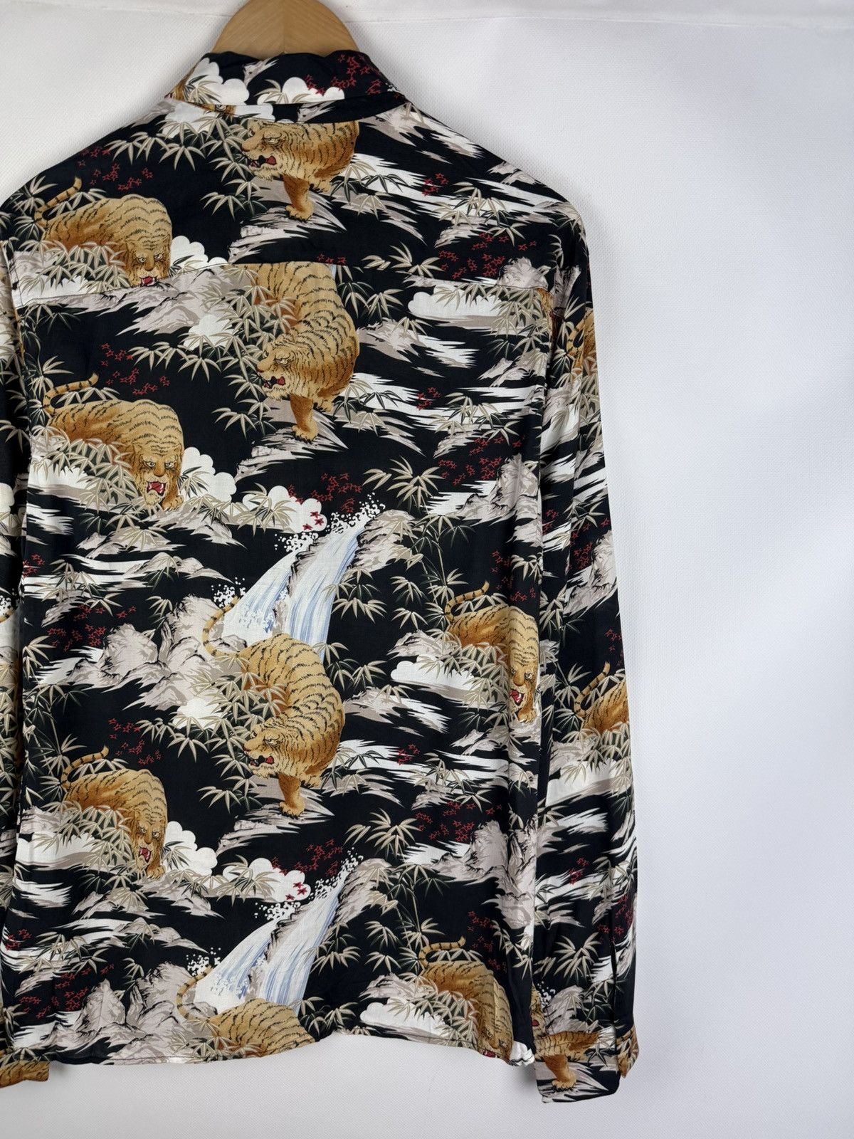 Allsaints × Japanese Brand Allsaints Sumatra LS Overprinted Viscose Button Up Shirt Size US S / EU 44-46 / 1 - 17 Thumbnail