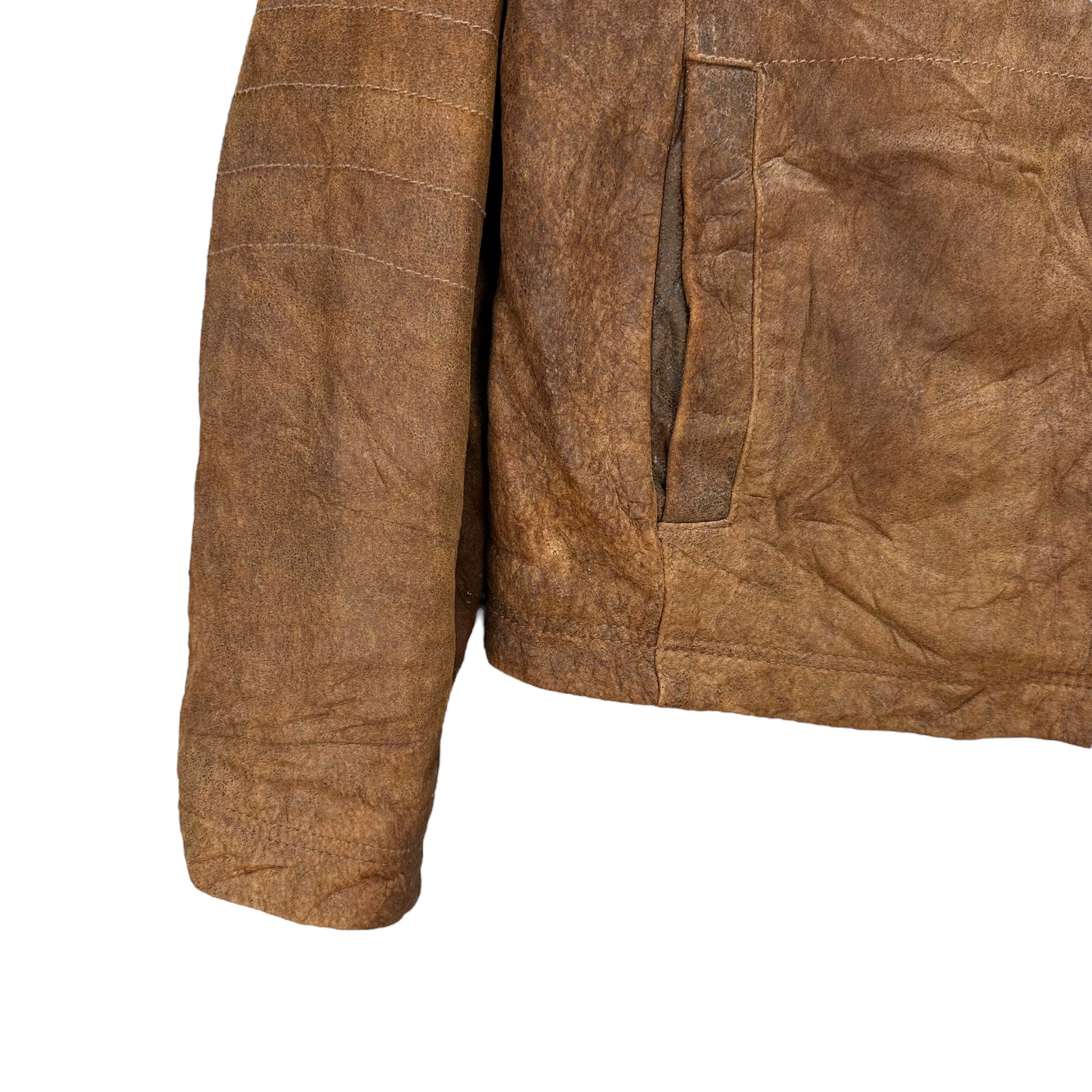 Japanese Brand BERNARDO Lamb Leather Motorcycle Jacket #A47-1088 Size US M / EU 48-50 / 2 - 5 Thumbnail