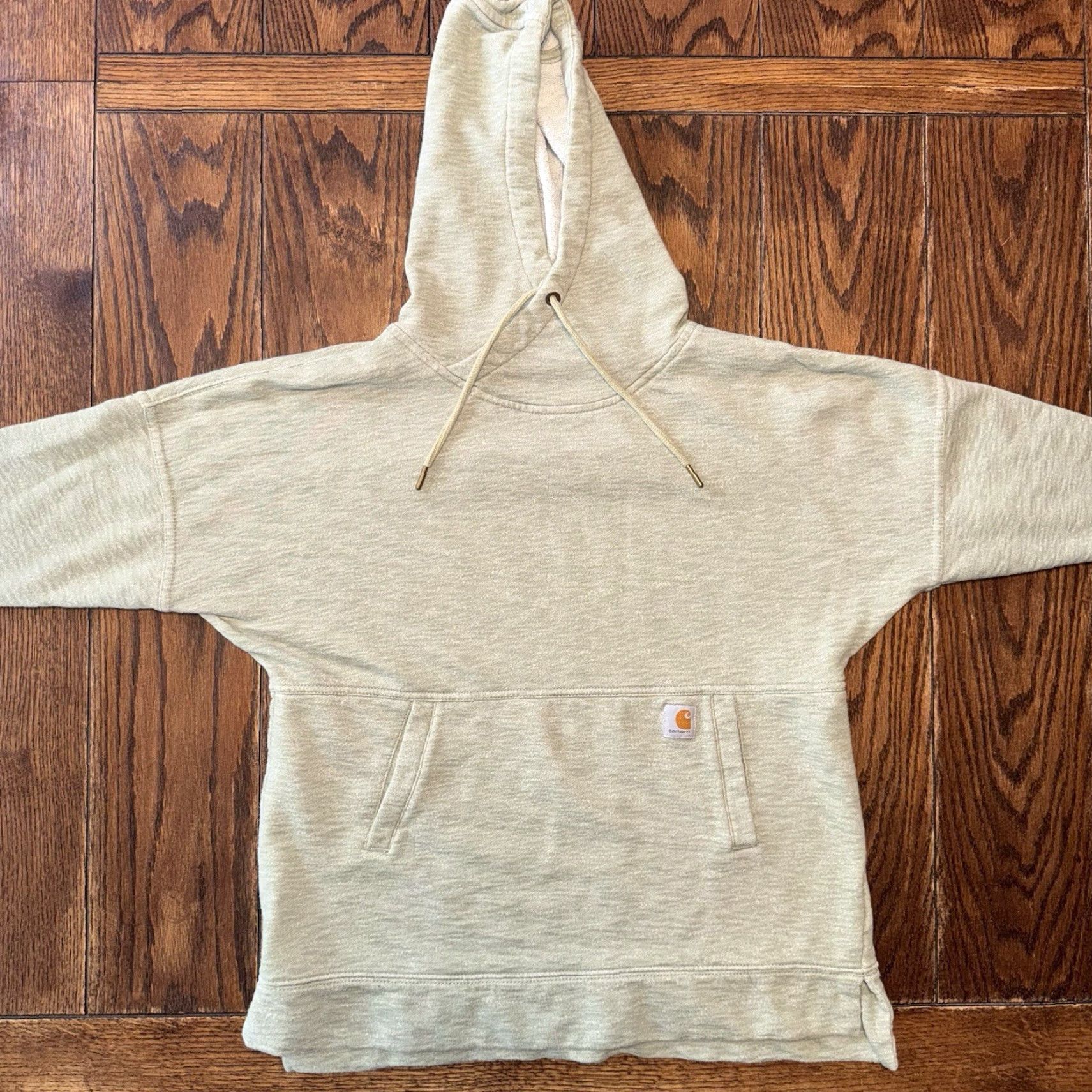 Carhartt Carhartt Hoodie Womens Medium Green Relaxed Fit Sweatshirt Pullover Hoodie Size M / US 6-8 / IT 42-44 - 2 Thumbnail