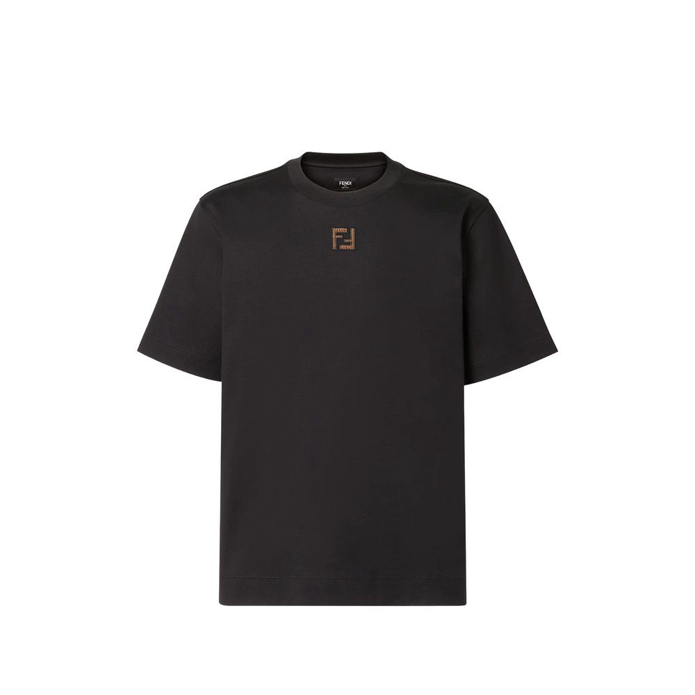 Fendi BLACK T-Shirts & Vests - T-Shirts