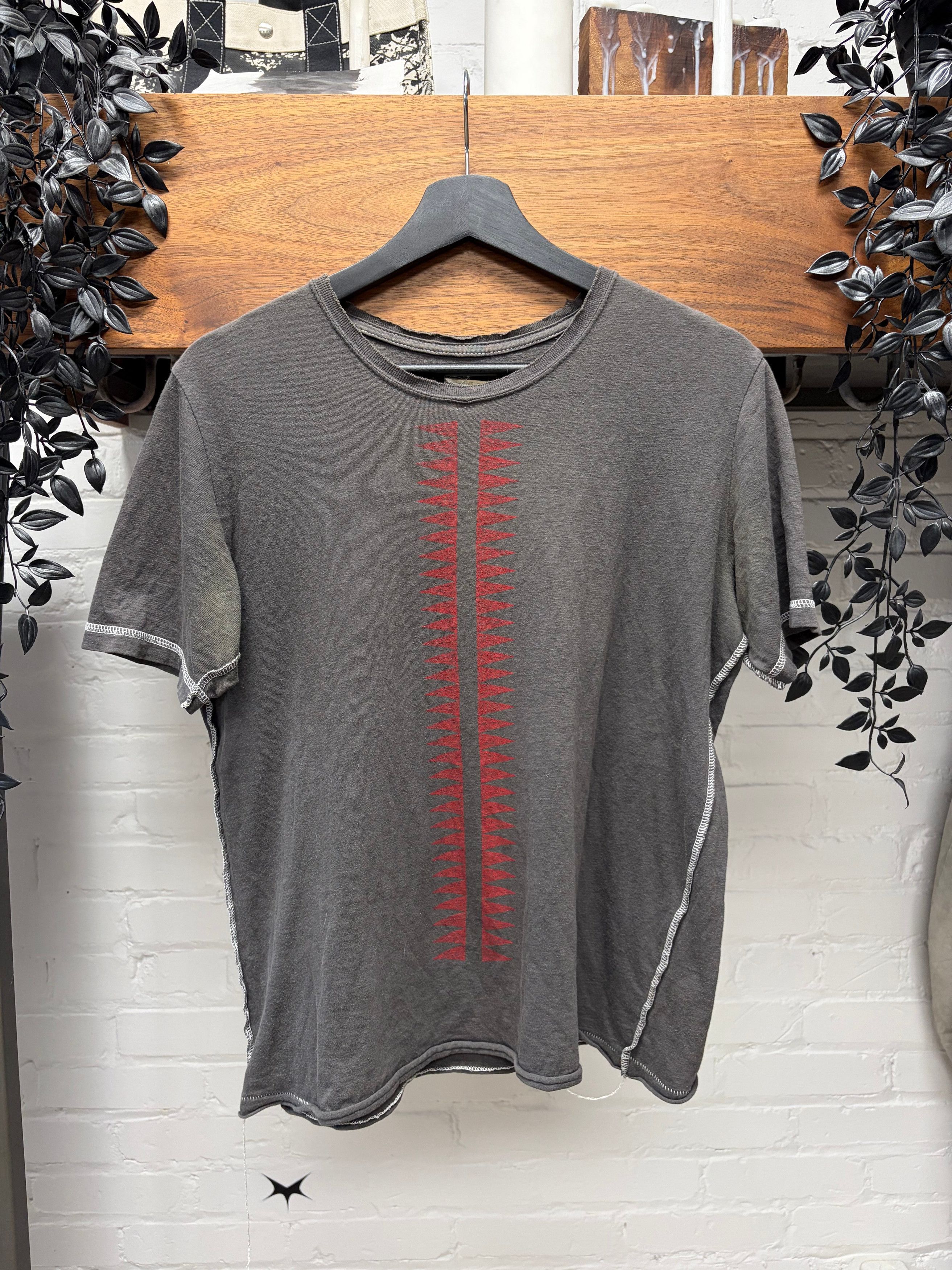 Undercover SS2003 Undercover ‘Scab’ Faded Grey Giz Print T-Shirt Size US M / EU 48-50 / 2 - 1 Thumbnail