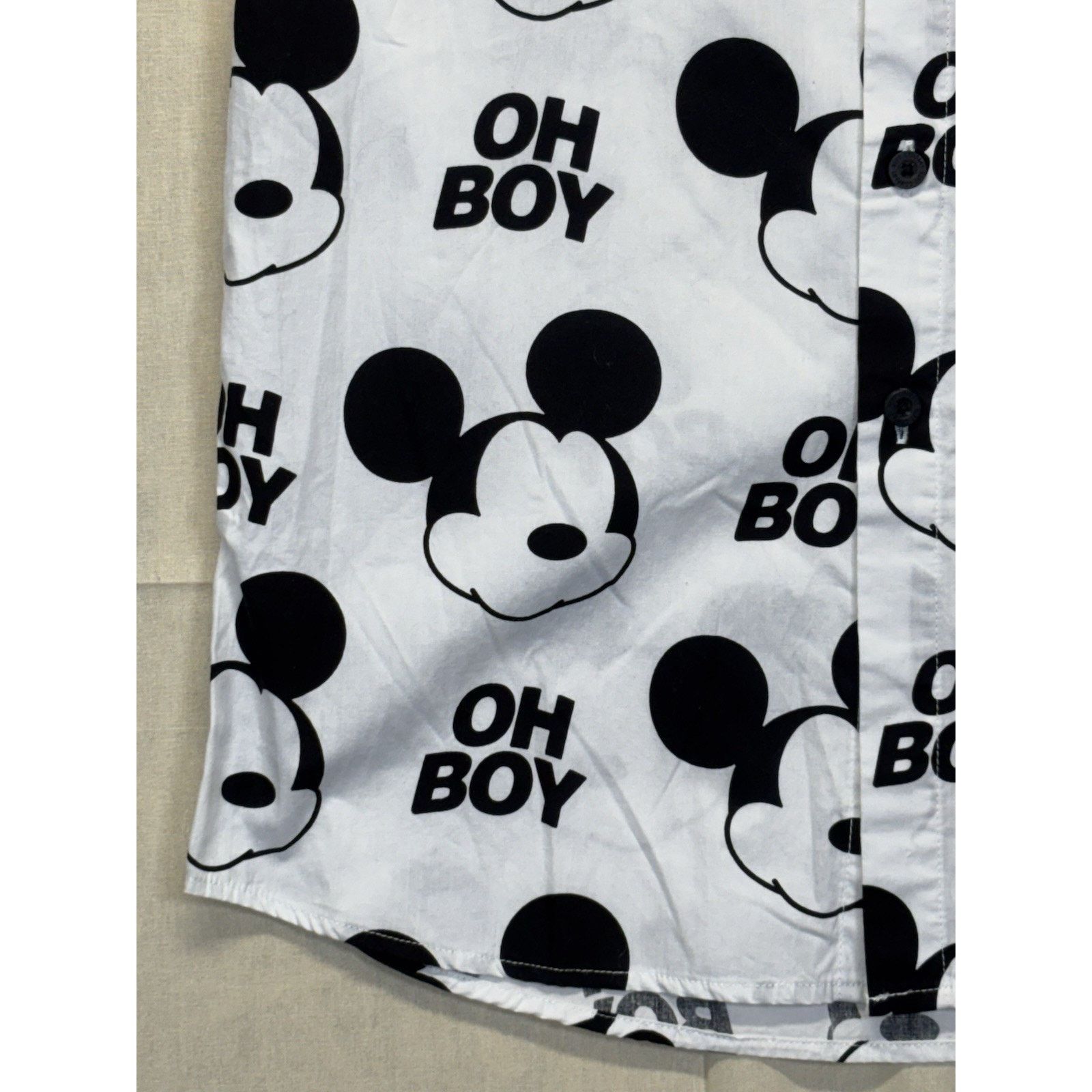 NEFF DISNEY X NEFF Mickey Mouse Men’s Size S Button Up Shirt Size US S / EU 44-46 / 1 - 8 Thumbnail