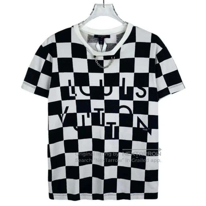 Louis Vuitton Louis Vuitton Checkerboard Graphic T-Shirt . Size US L / EU 52-54 / 3 - 1 Thumbnail