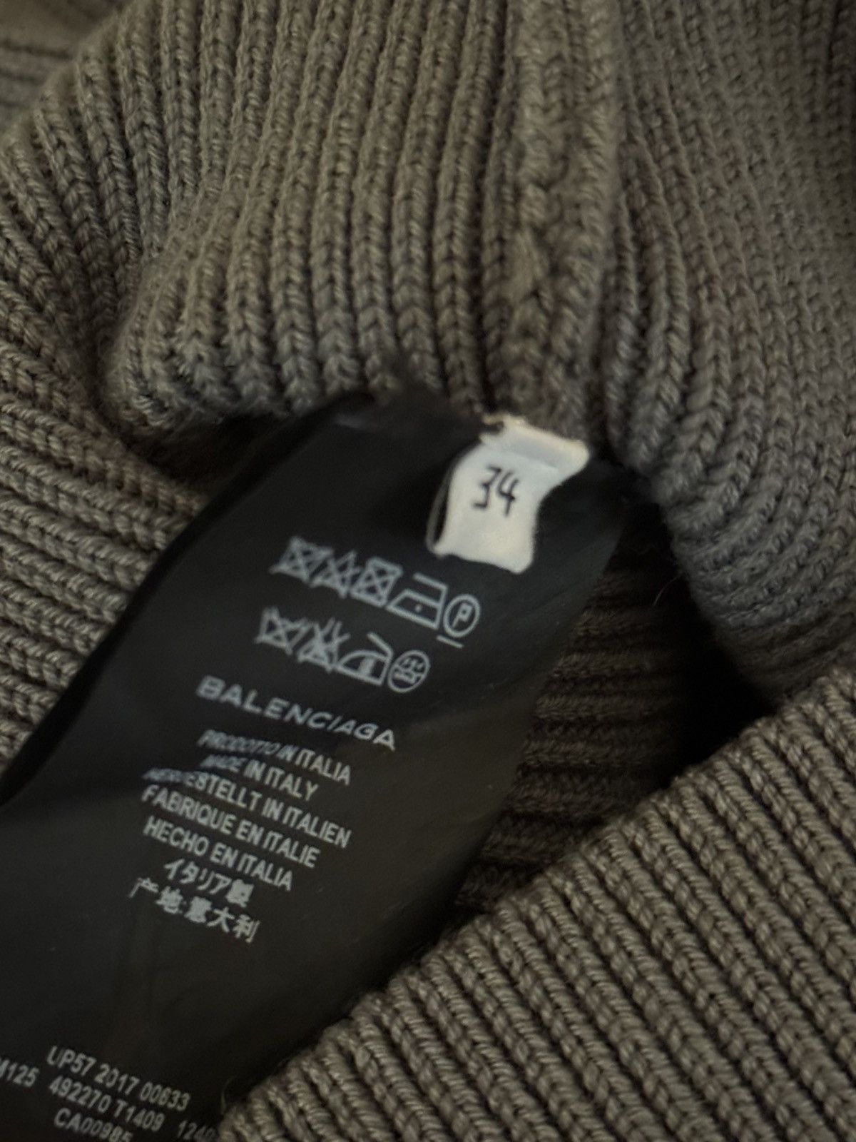 Balenciaga balenciaga fw17 quarter zip Size S / US 4 / IT 40 - 4 Thumbnail