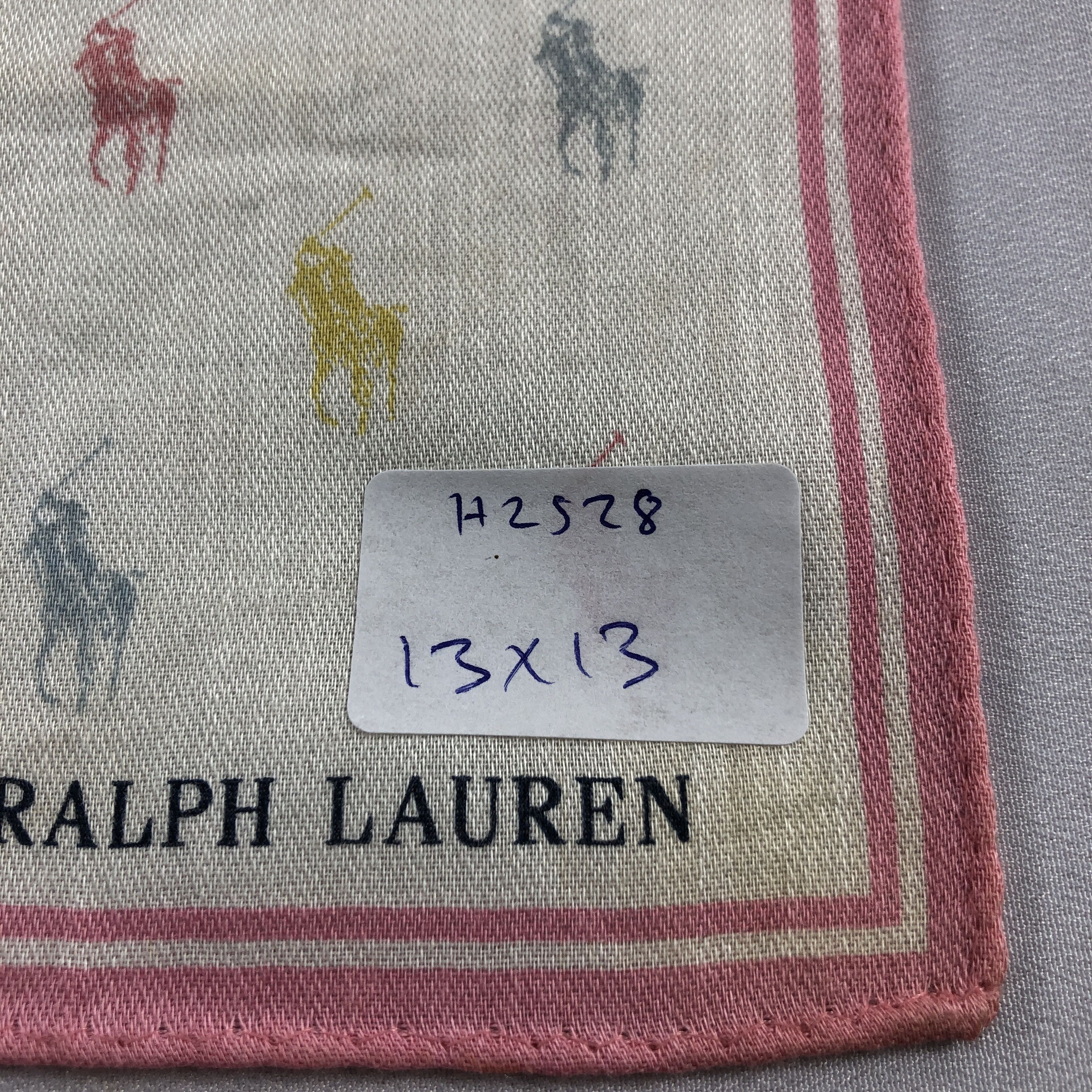 Polo Ralph Lauren × Vintage Polo Ralph Lauren Handkerchief Neckerchief Bandana H2528 Size ONE SIZE - 10 Thumbnail