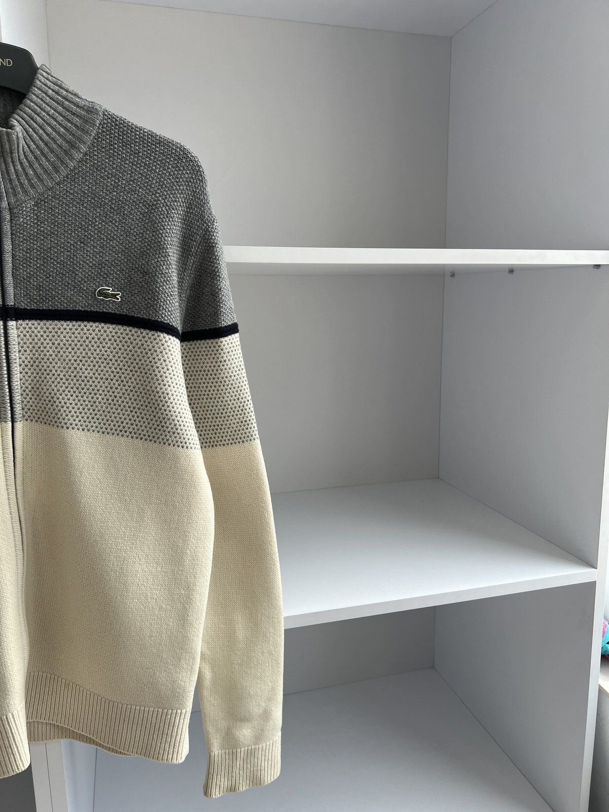 Lacoste × Vintage Vintage Lacoste Zip Sweatshirt Size US L / EU 52-54 / 3 - 7 Thumbnail
